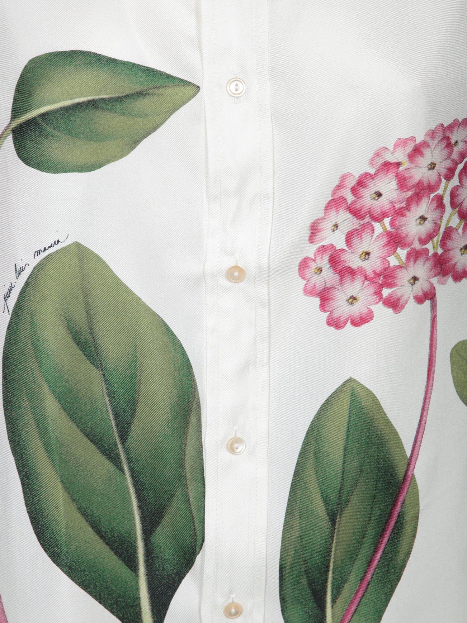 Shop Pierre-louis Mascia Floral Shirt In White