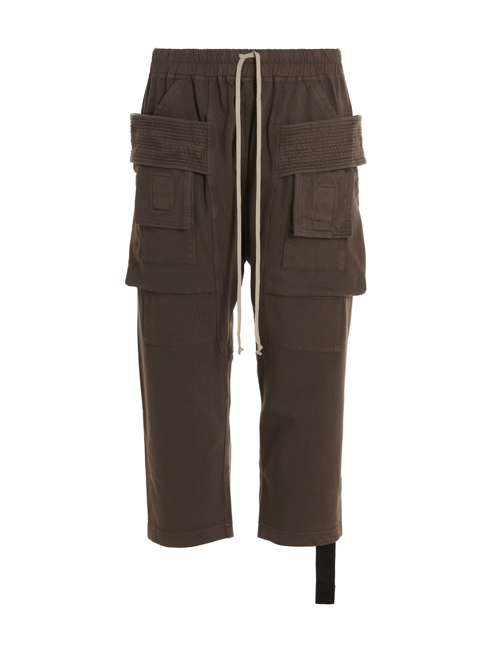 DRKSHDW CREATCH CARGO CROPPED DRAWSTRING PANTS