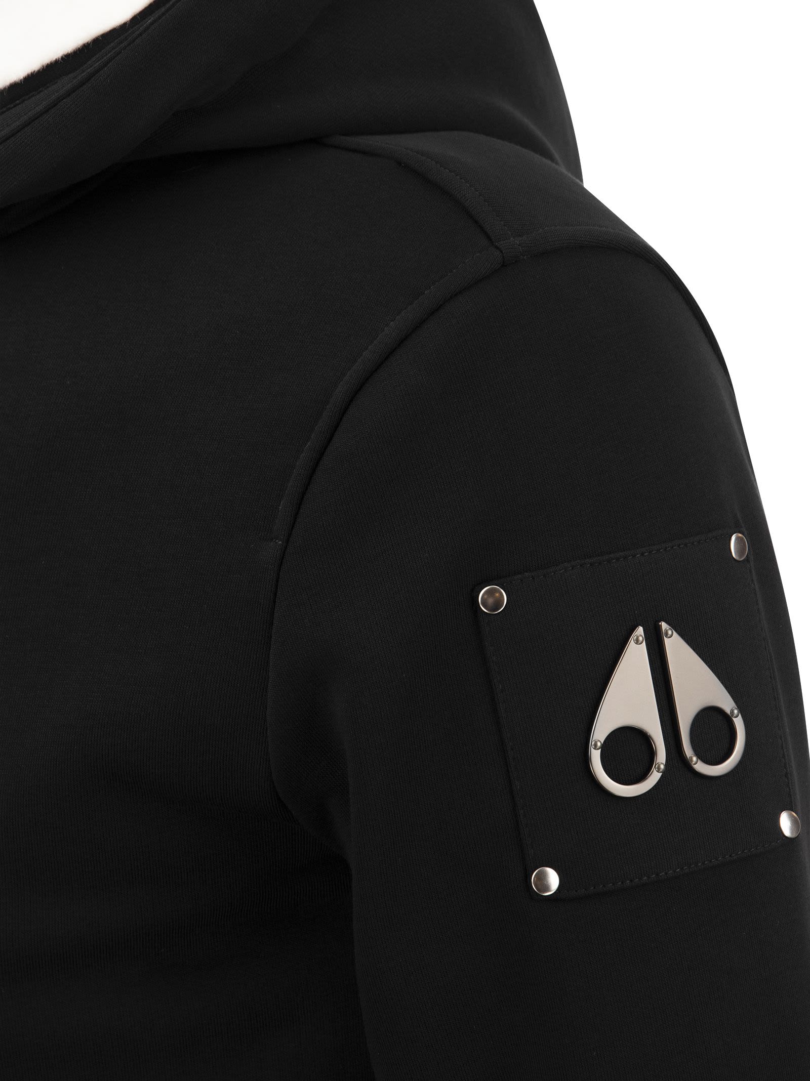 Moose Knuckles Classic Bunny 3 Hoodie In Black