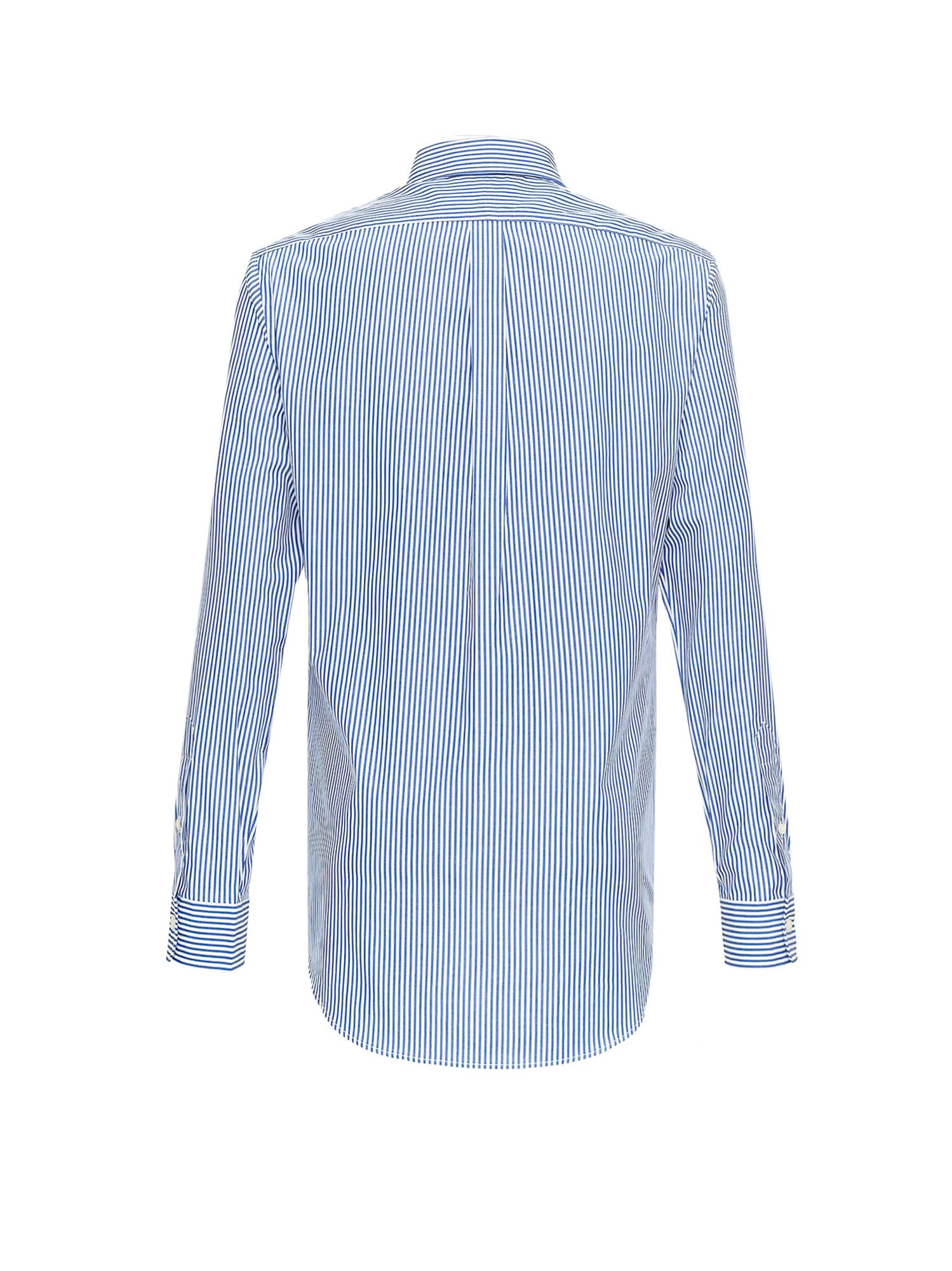 Shop Ralph Lauren Shirt In Blue White Strip