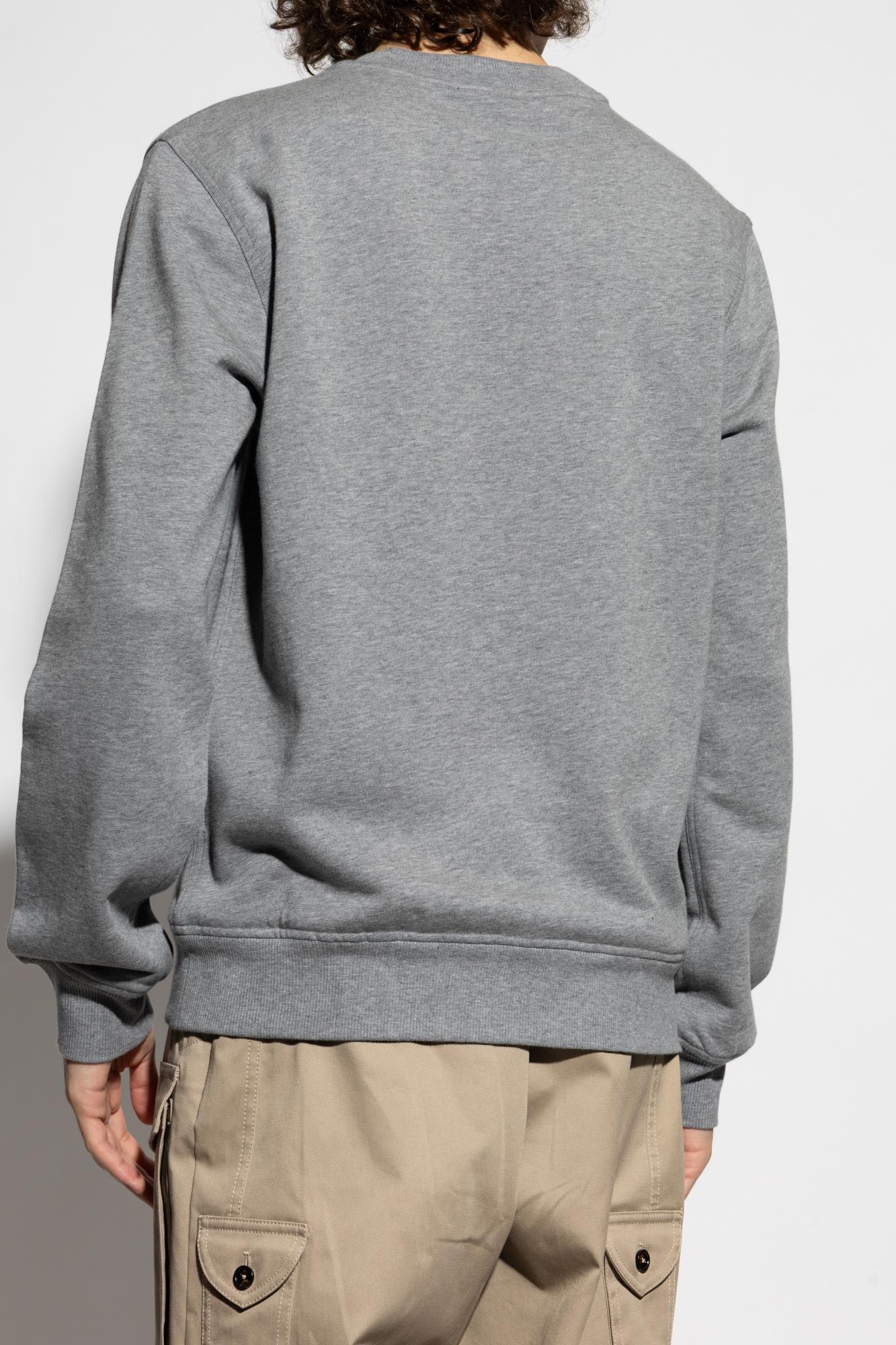 Dolce & Gabbana Jersey With Embroidery In Gray