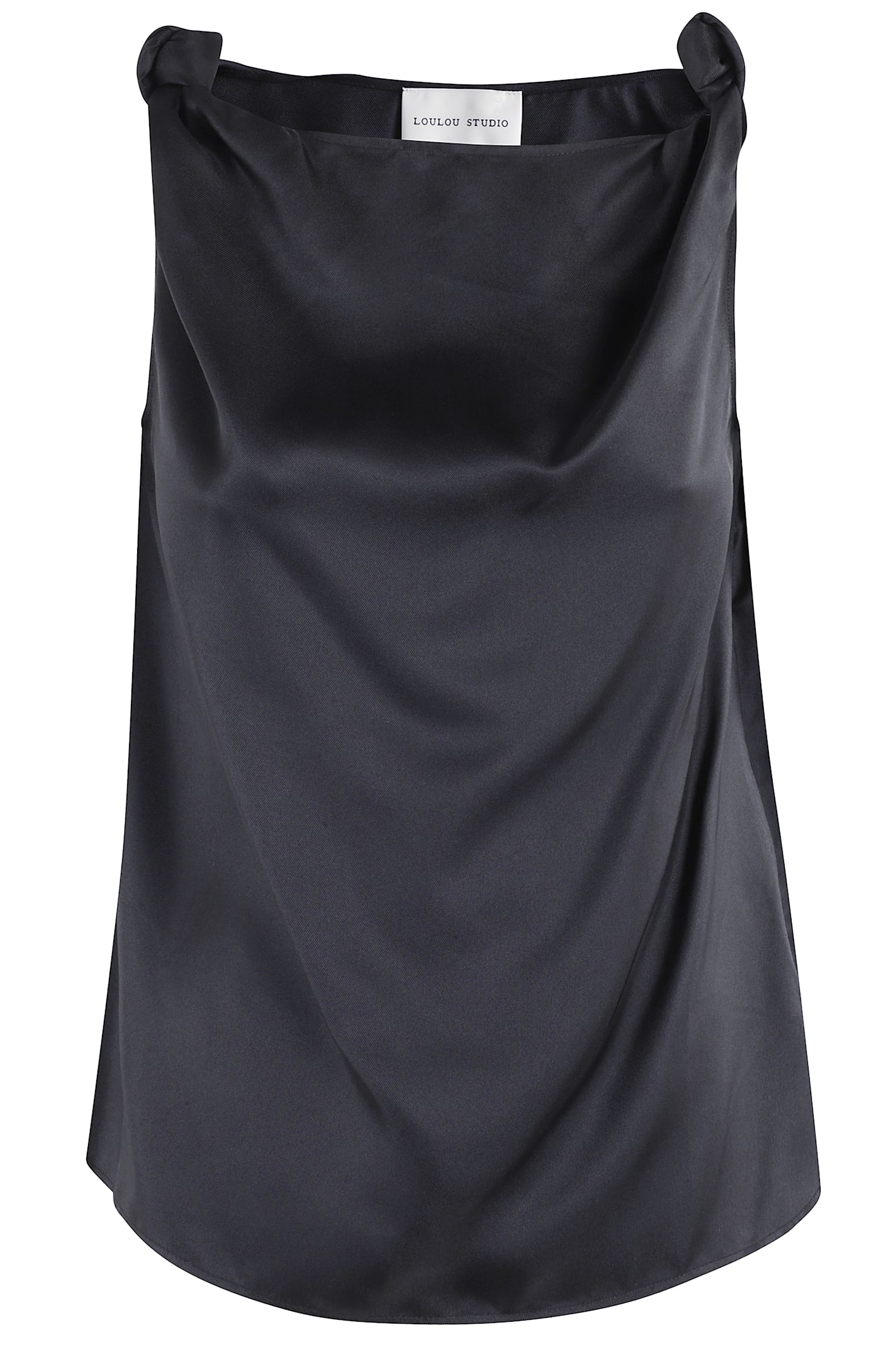 LOULOU STUDIO DRAPED SLEEVELESS TOP