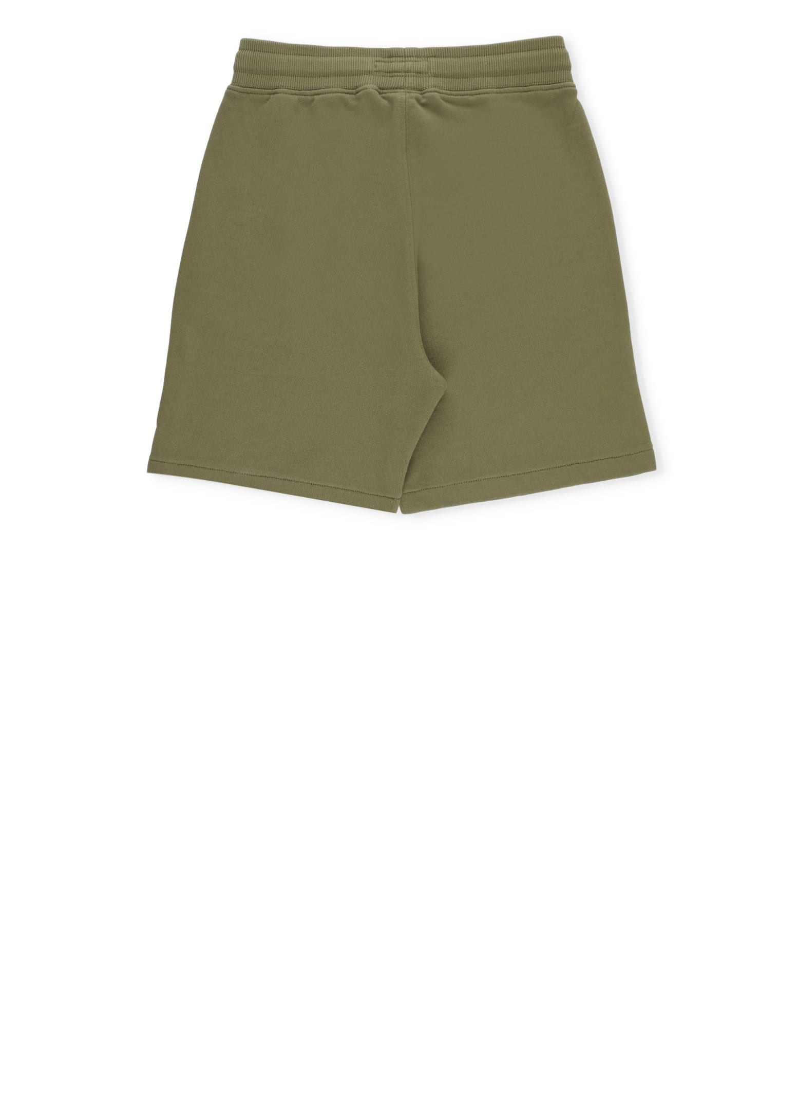 Shop Woolrich Fleece Shorts In Green