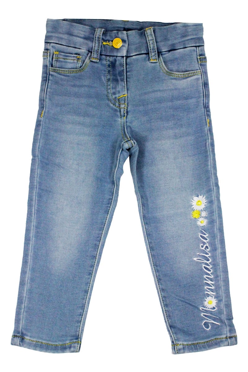 Monnalisa Kids' Bottoms In Denim