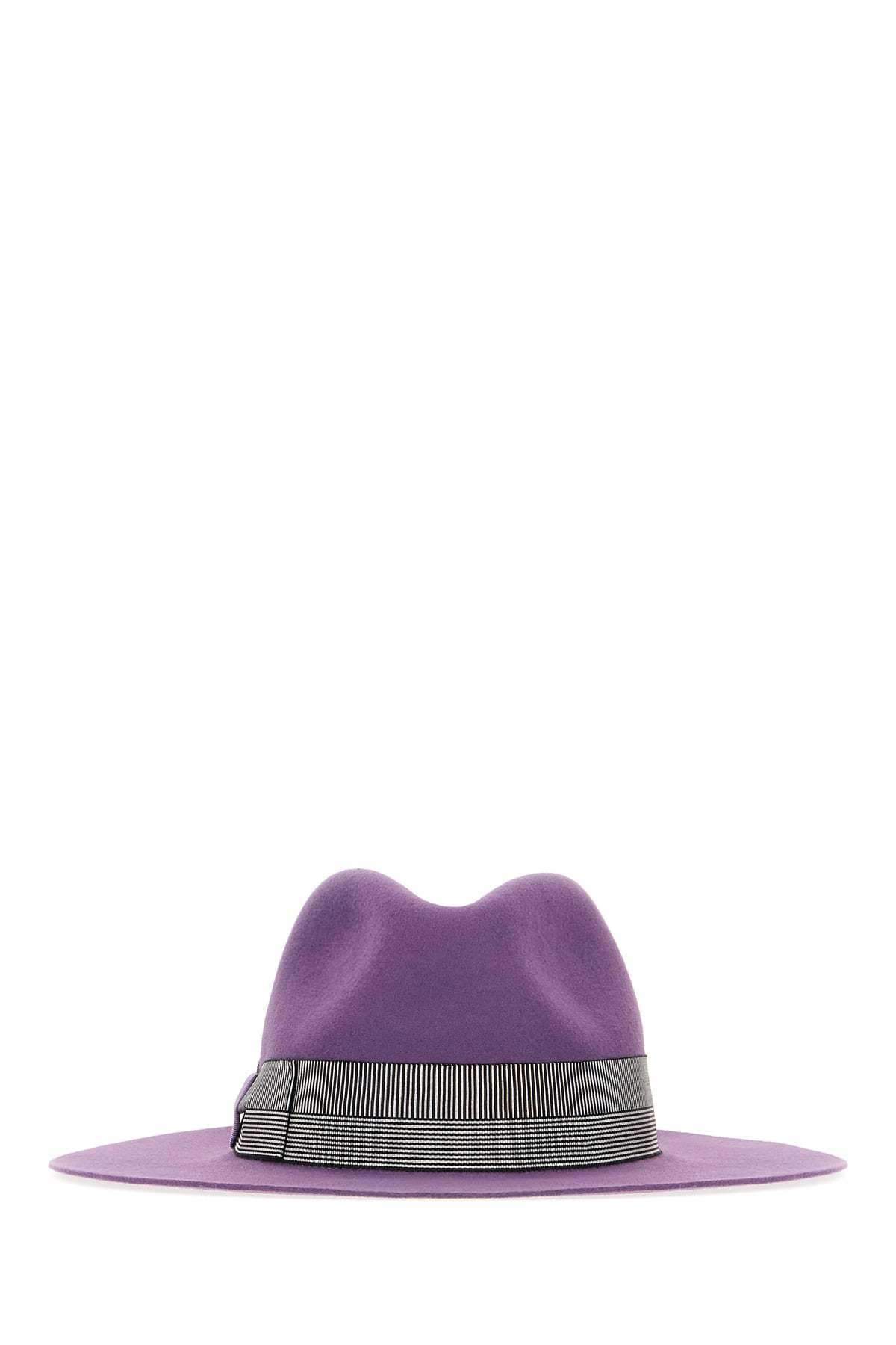 Borsalino Purple Felt Hat In Light Ametista