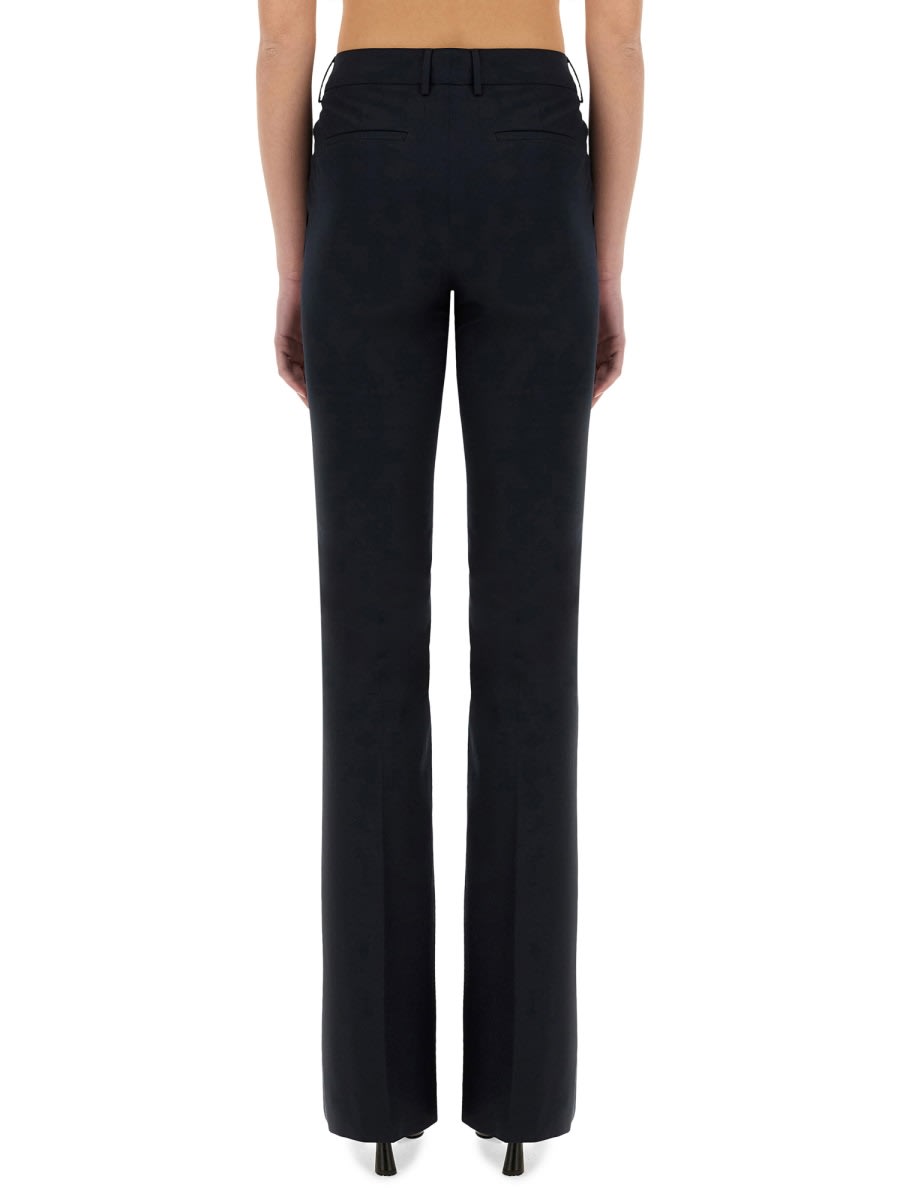Pt Torino Flared Trousers Belt Loops