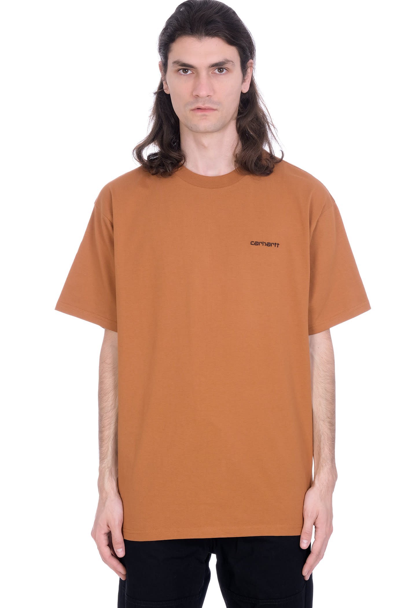 Carhartt T-shirt In Brown Cotton