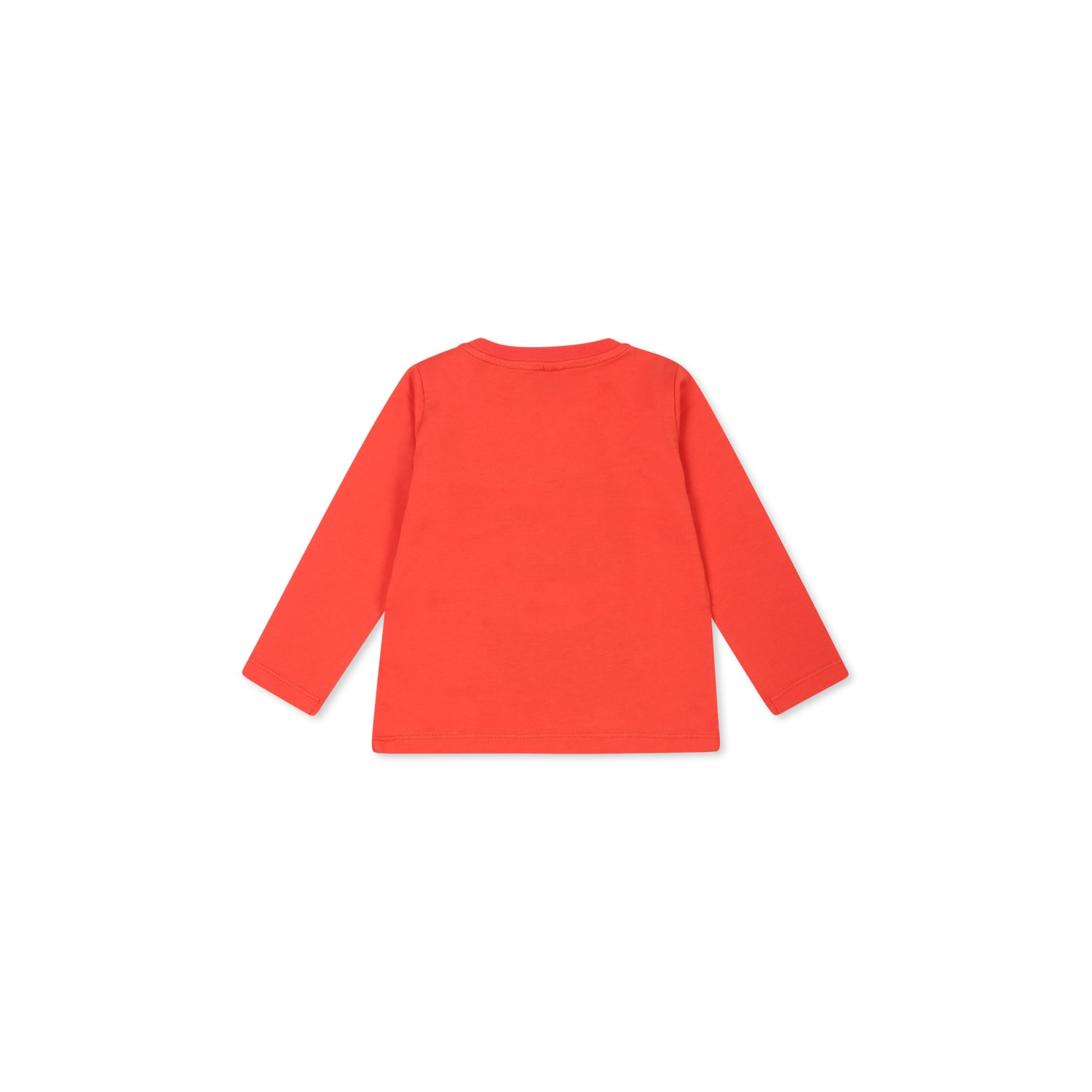 Stella Mccartney Red T-shirt For Baby Boy With Monster In Red