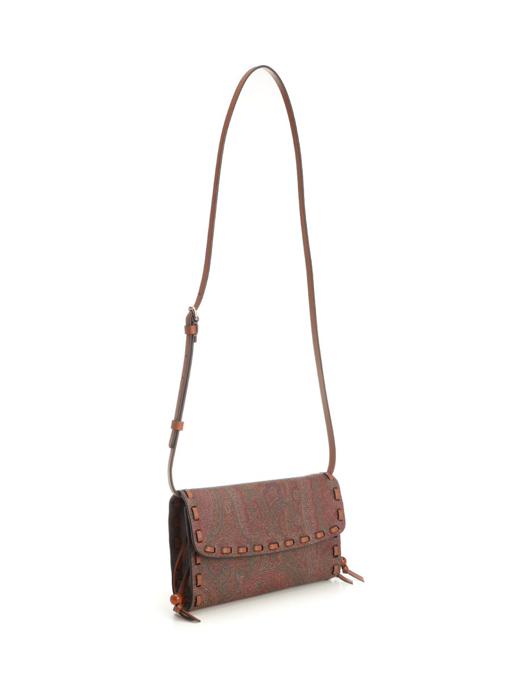 Etro Mini Arnica 1984 Paisley-printed Crossbody Bag In Brown