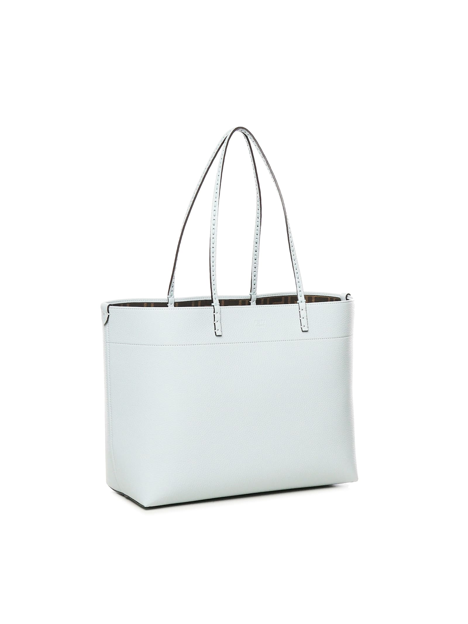 Fendi Medium Roll Bag In Blue