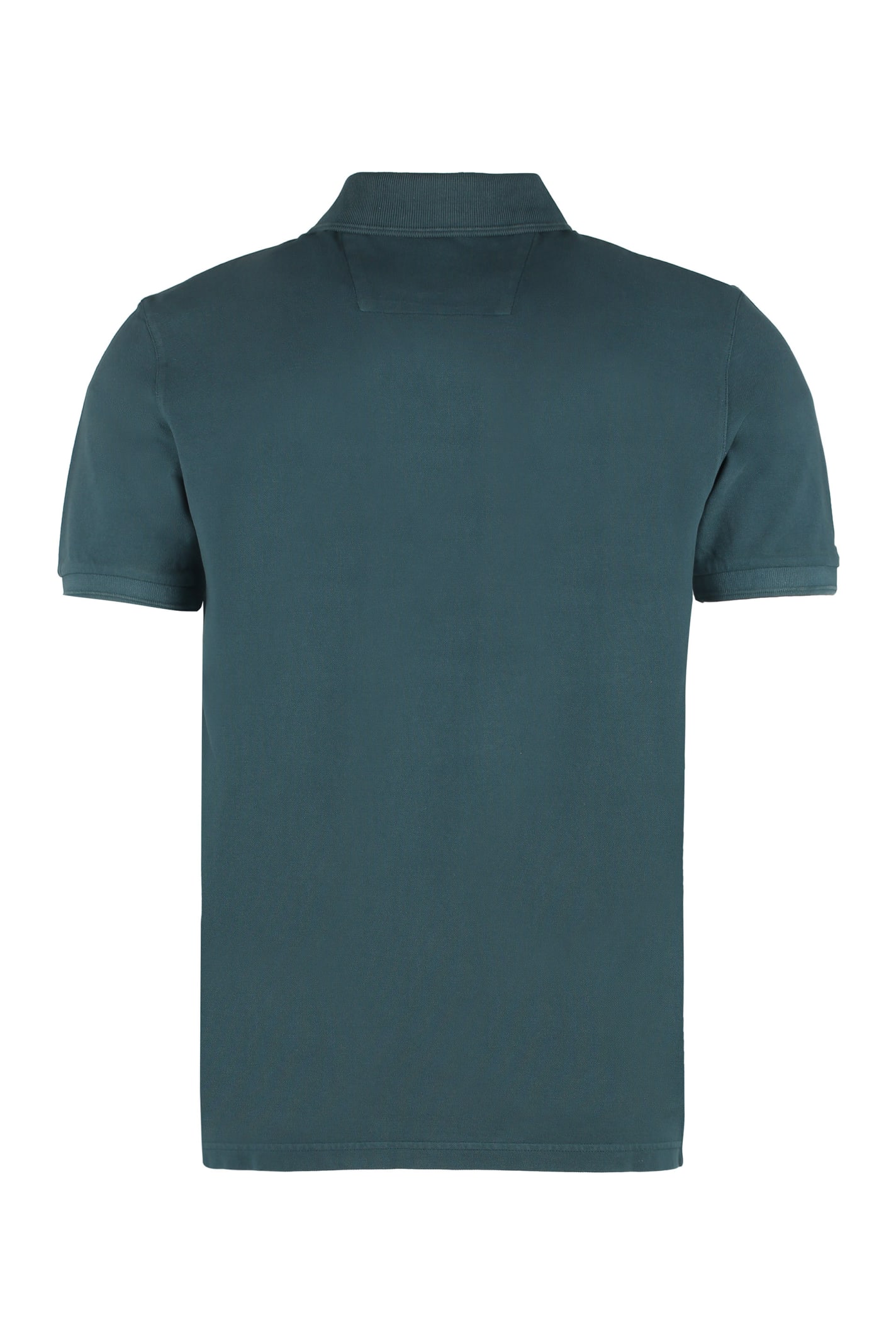 Shop Parajumpers Cotton-piqué Polo Shirt In Green