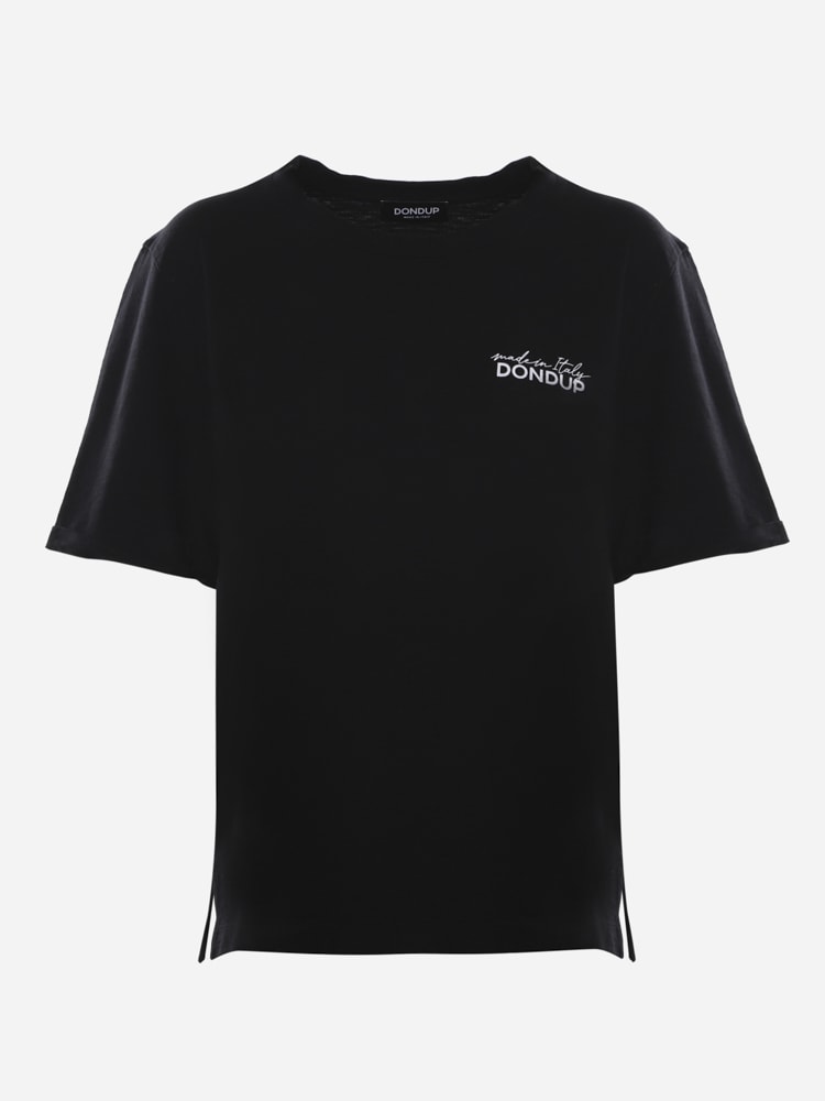 Dondup Cotton Jersey T-shirt With Logo Print