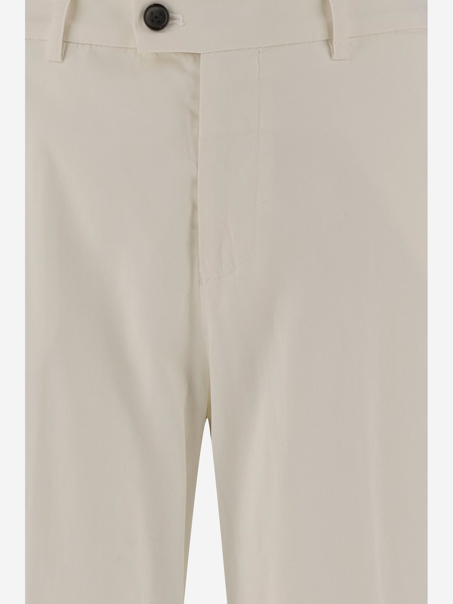 Shop Berwich Stretch Cotton Silk Pants In Ivory