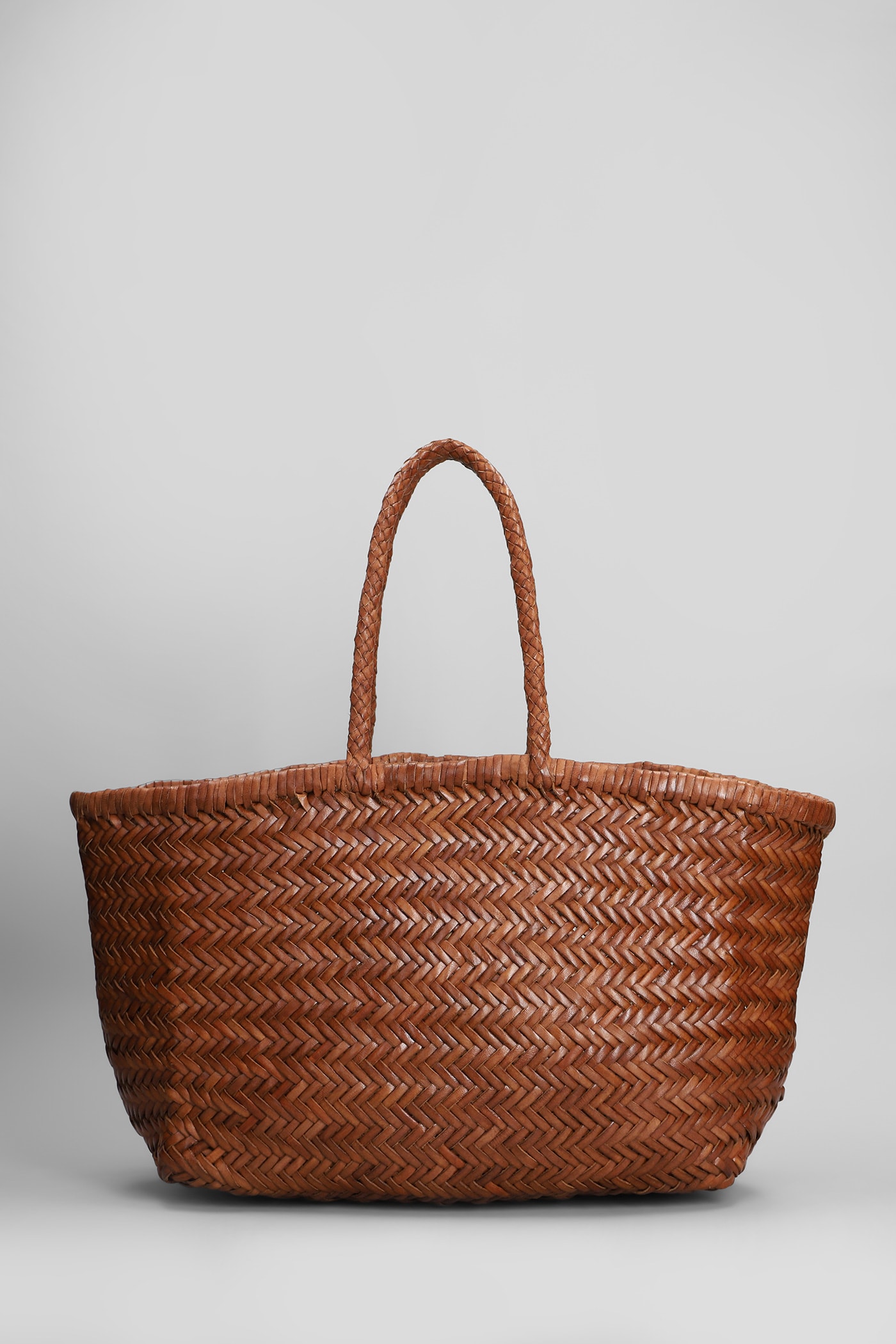 Dragon Diffusion Bamboo Triple Jump Tote In Leather Color Leather In Leather Color