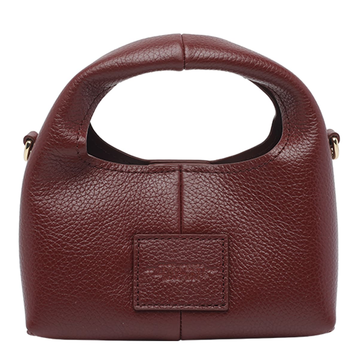 Marc Jacobs The Micro Crossbody Sack Bag In Burgundy