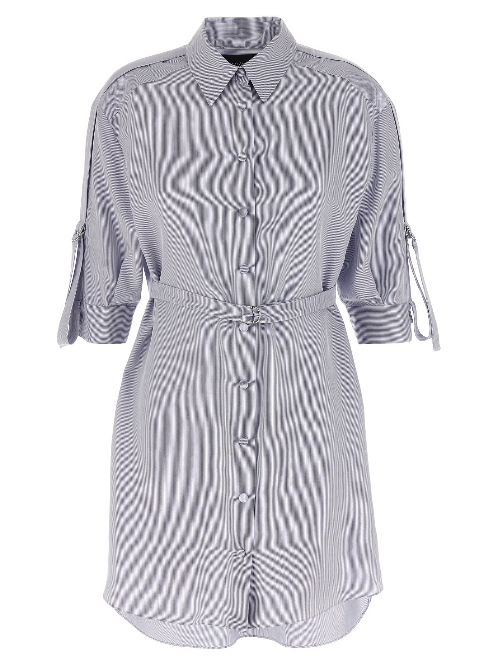 Striped Silk Dress