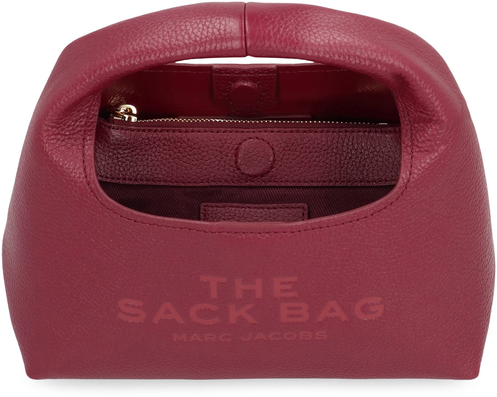 Marc Jacobs Mini The Sac Tote Bag In Burgundy