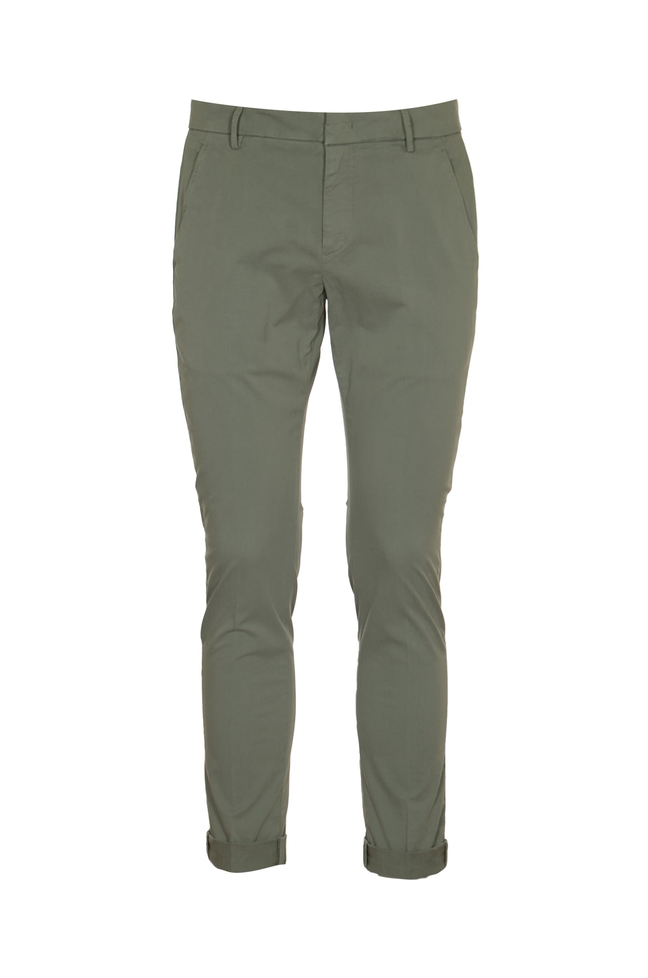 Shop Dondup Concealed Trousers In Fume