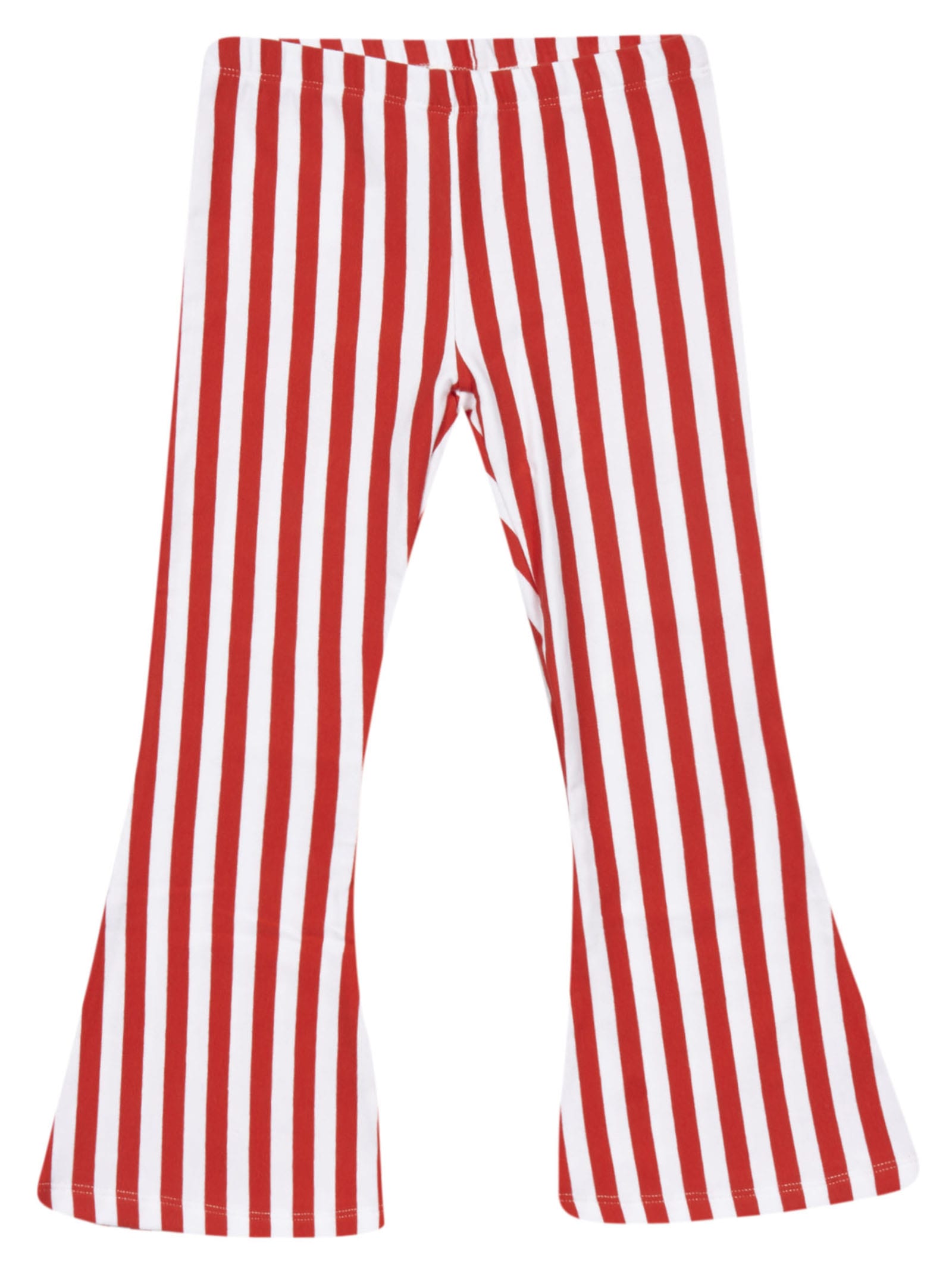 red and white striped trousers