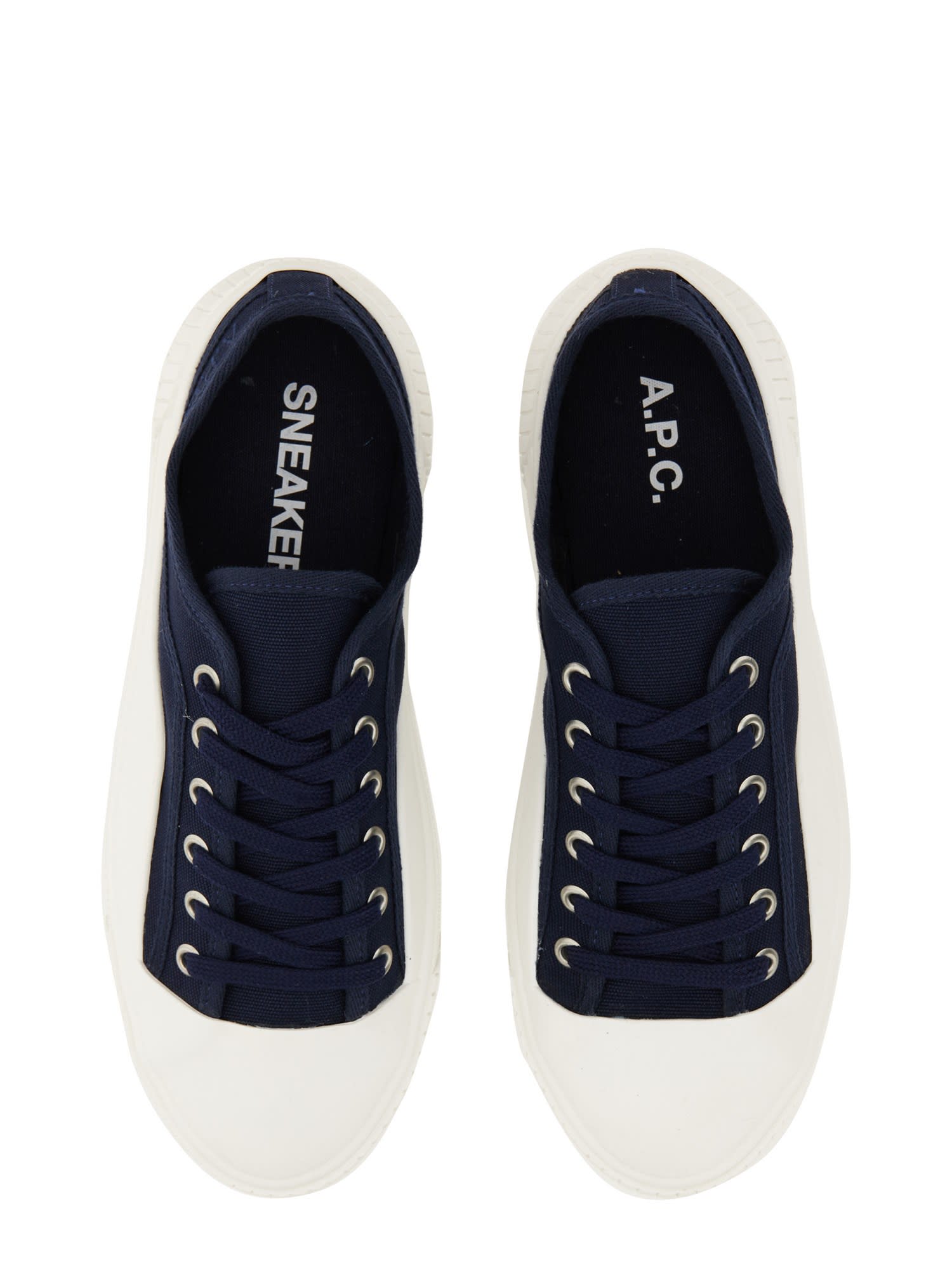 Shop Apc Sneaker Iggy In Blue