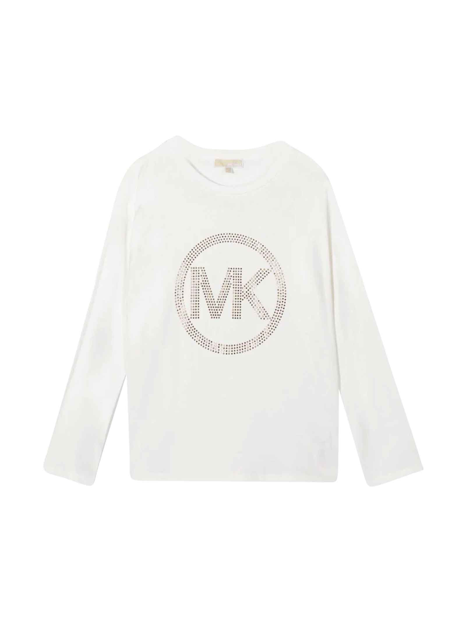 Michael Kors White T-shirt Teen Unisex