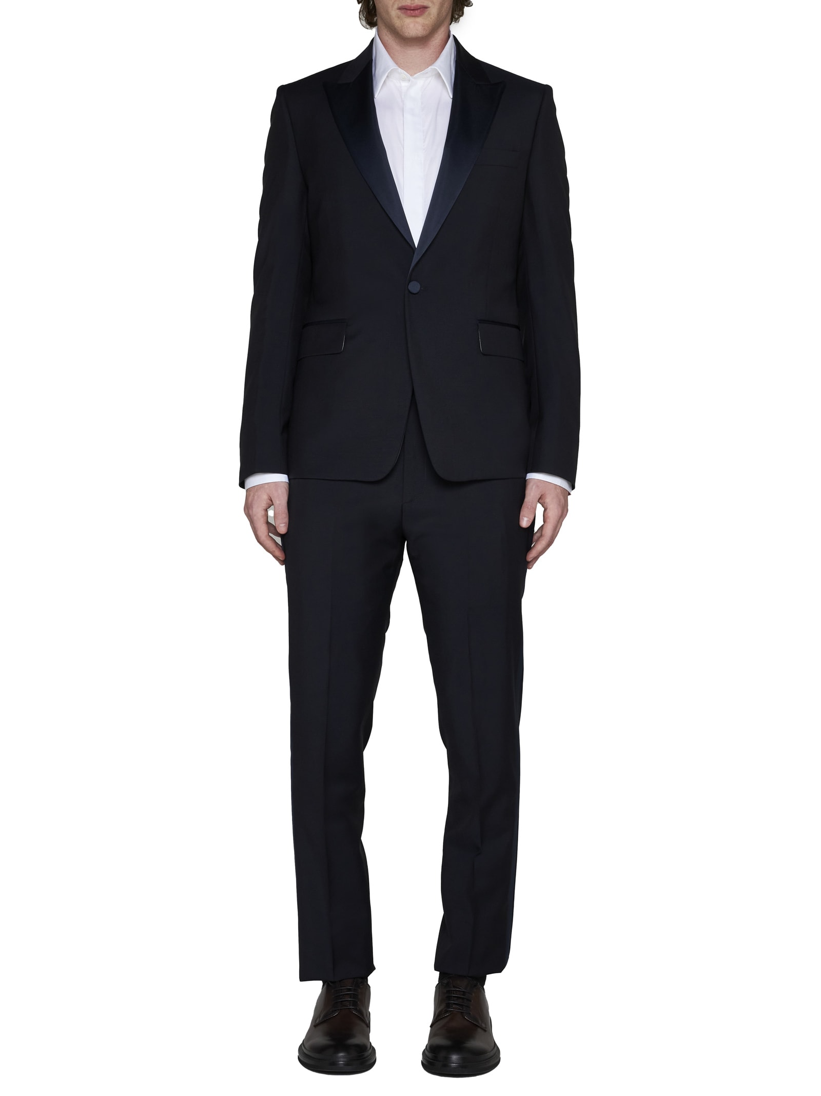 Shop Paul Smith Suit In Dk Na
