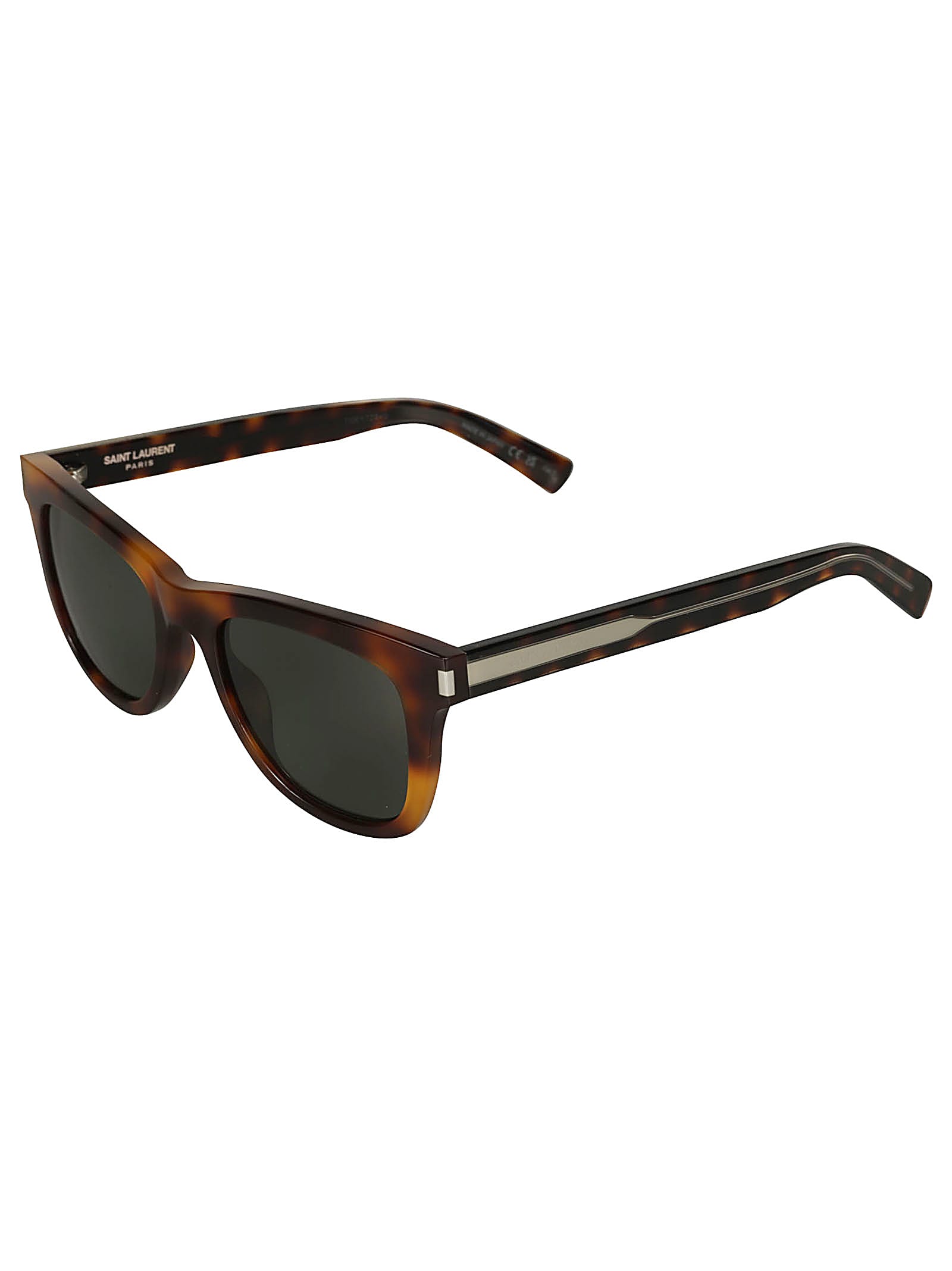Saint Laurent Sl712 Sunglasses In Havana-crystal-grey