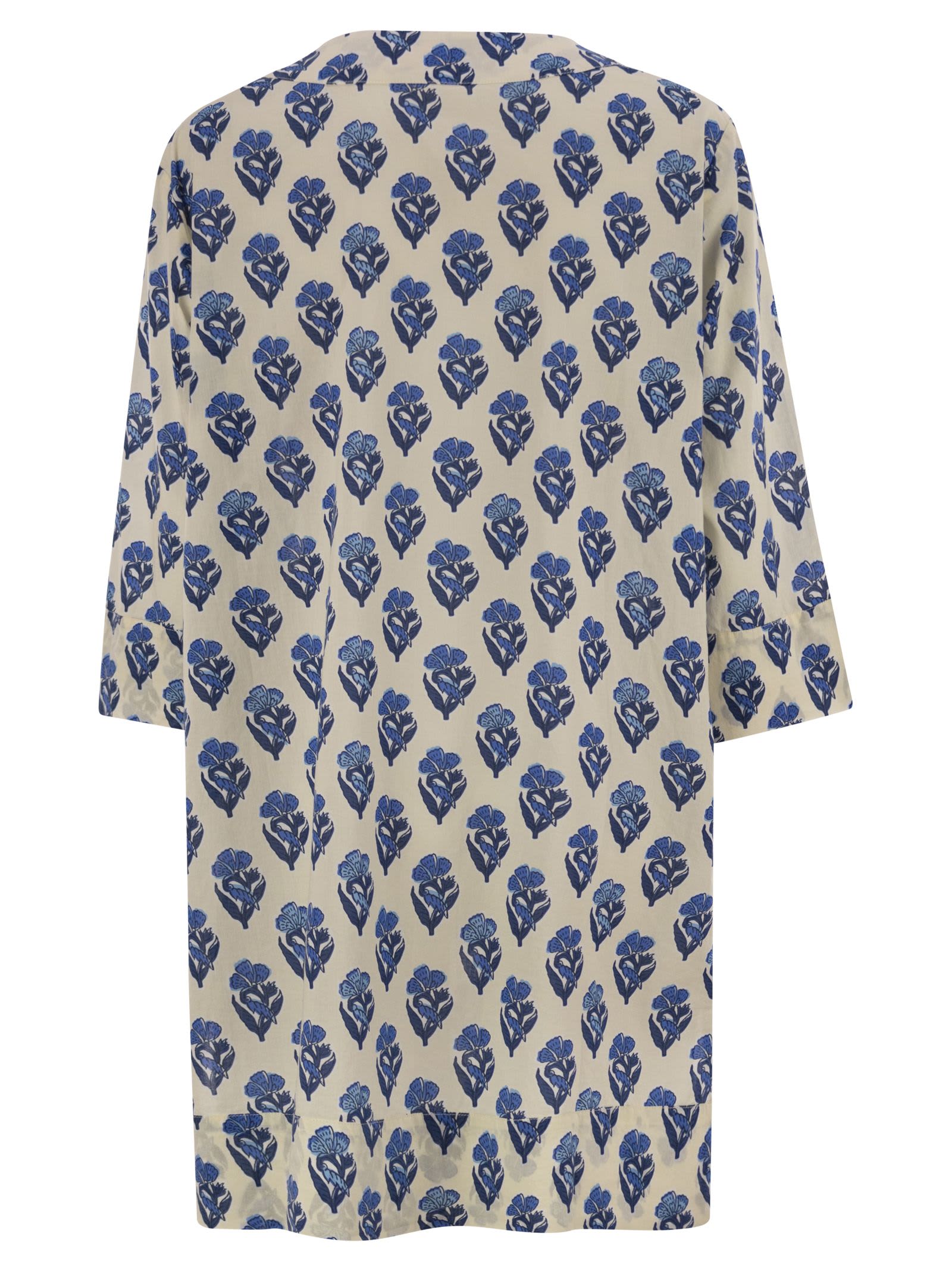 Shop Mc2 Saint Barth Macha - Cotton Tunic Dress
