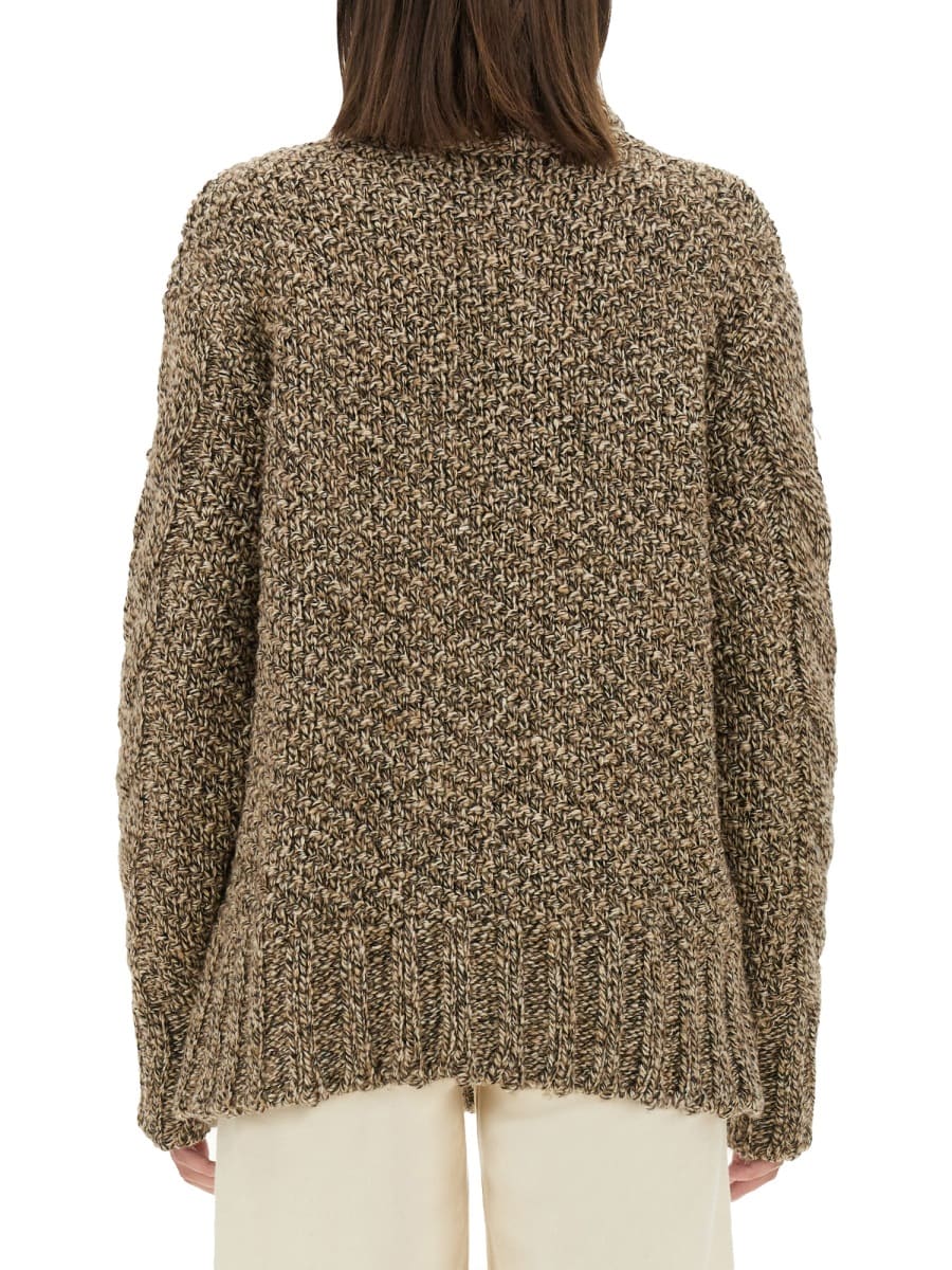 Shop Kiton Wool Jersey. In Brown