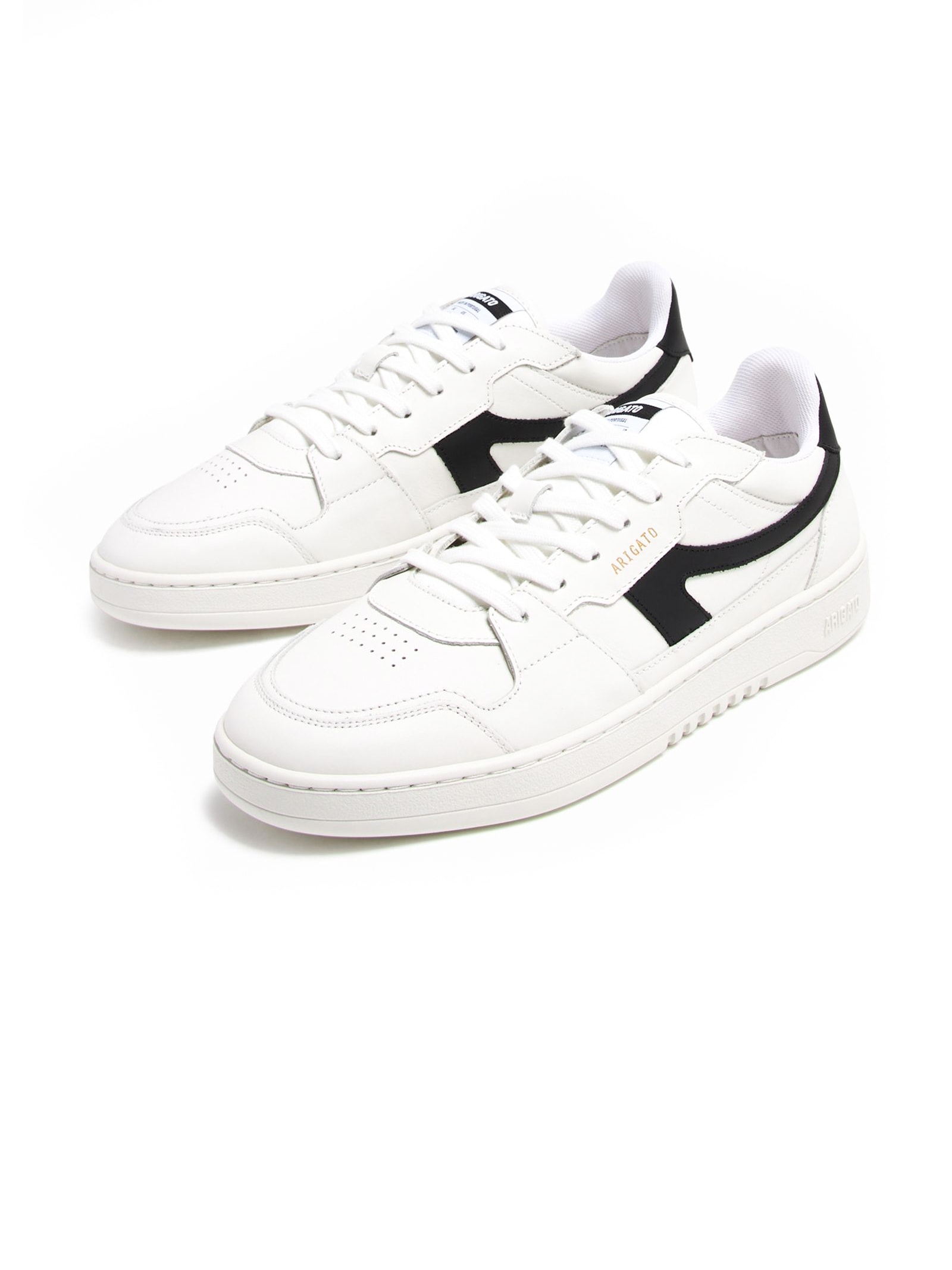 Shop Axel Arigato White Dice-a Sneakers In White Black