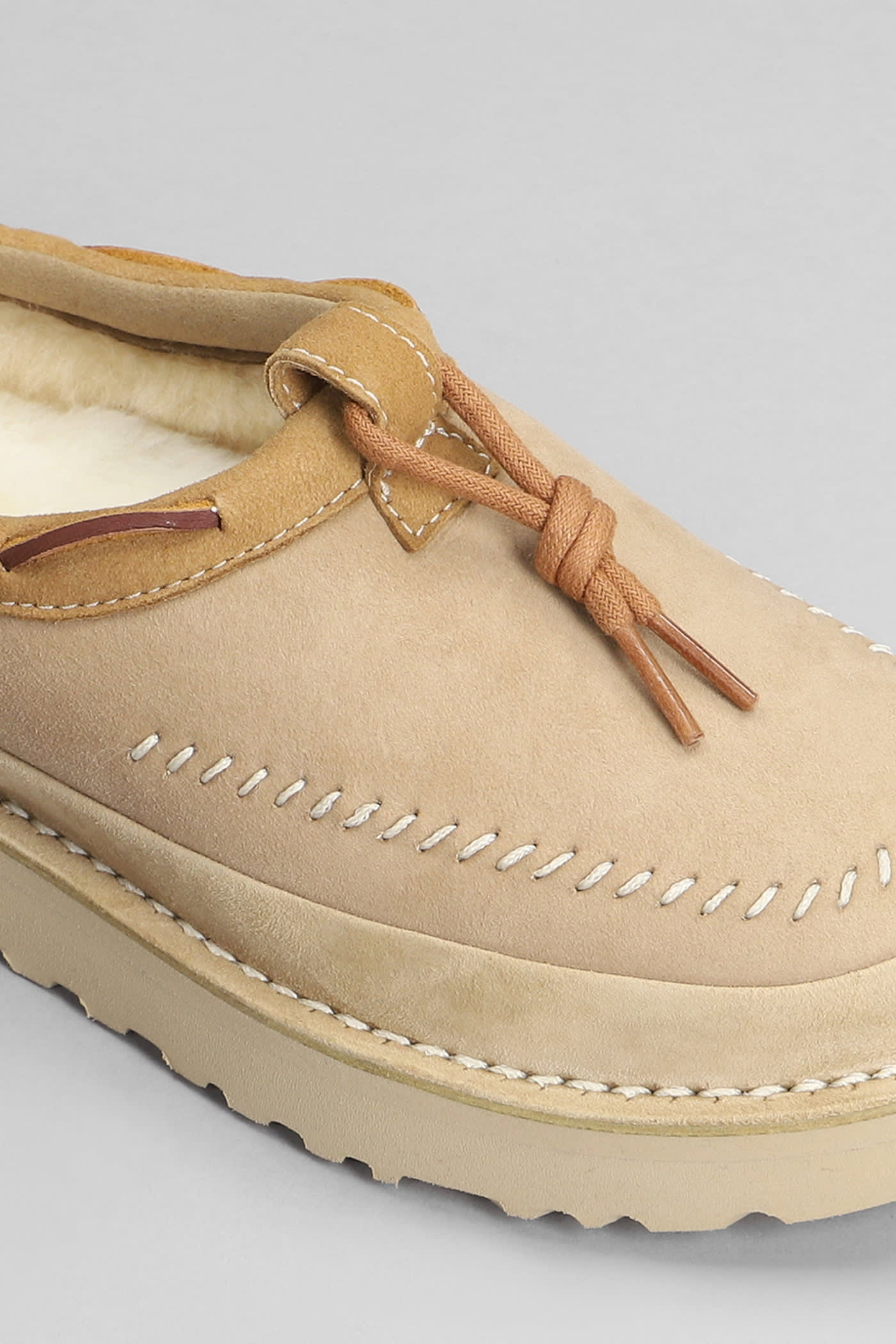 Shop Ugg Tasman Crafted Loafers In Beige Suede