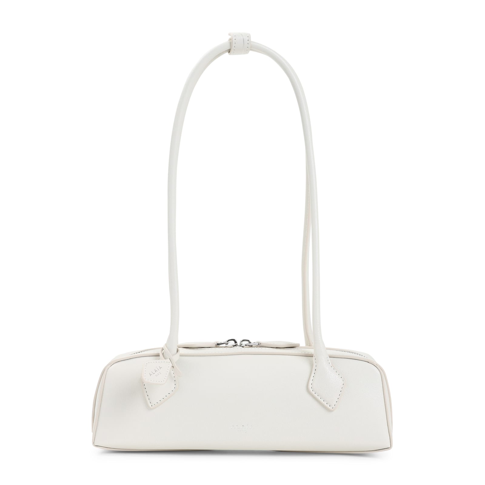 Alaïa Teckel Small Shoulder Bag In White