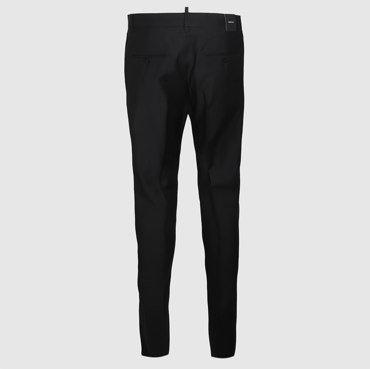 Shop Dsquared2 Black Wool Pants