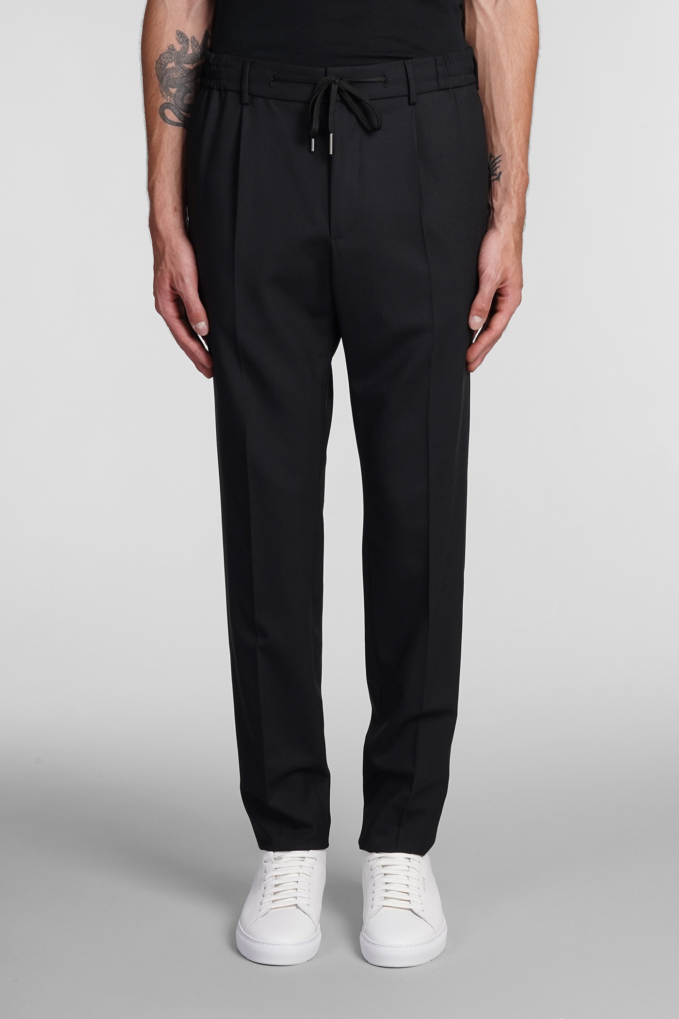 Tagliatore Pants In Black Polyester