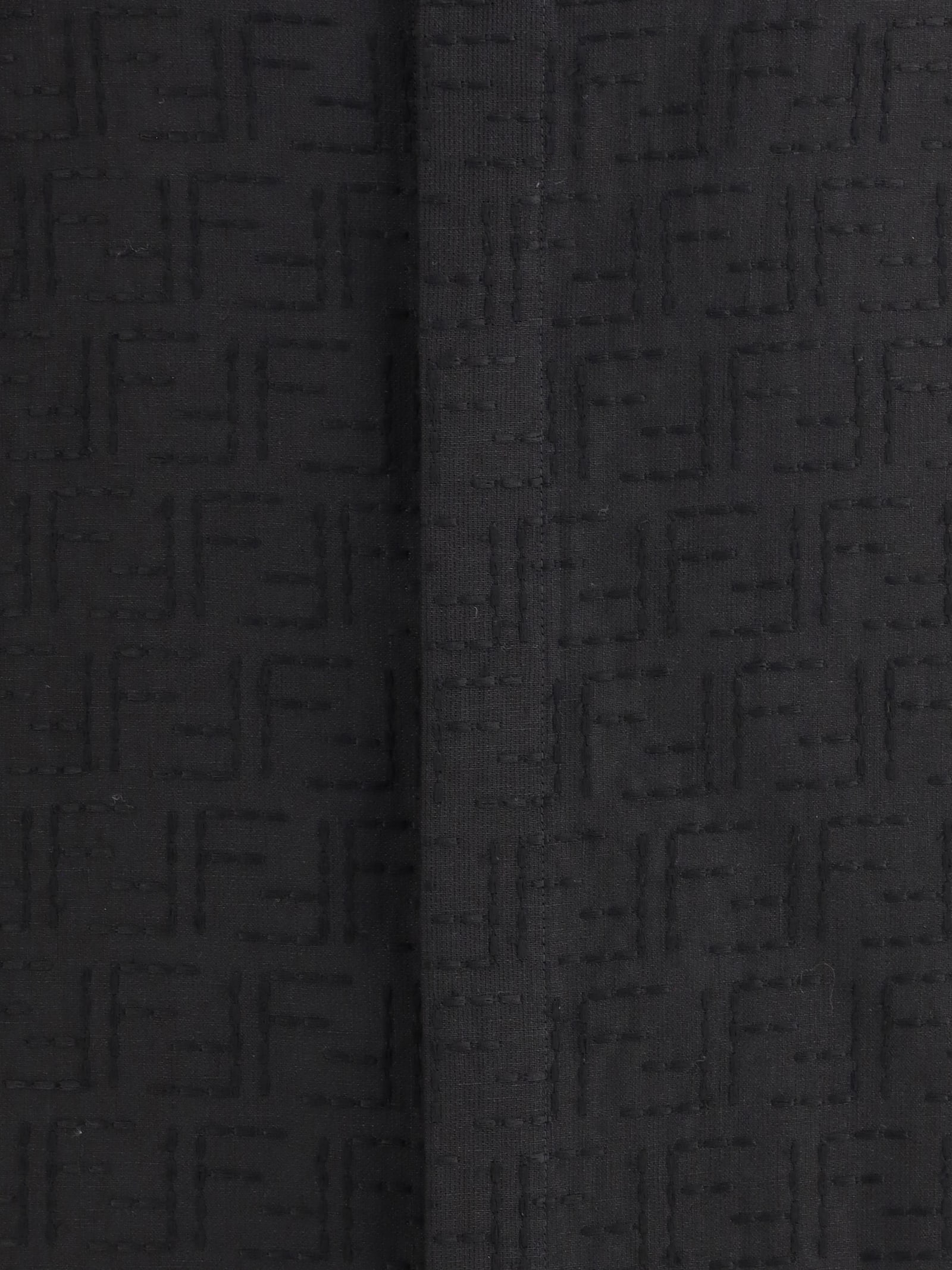 Fendi Ff Shirt In Black