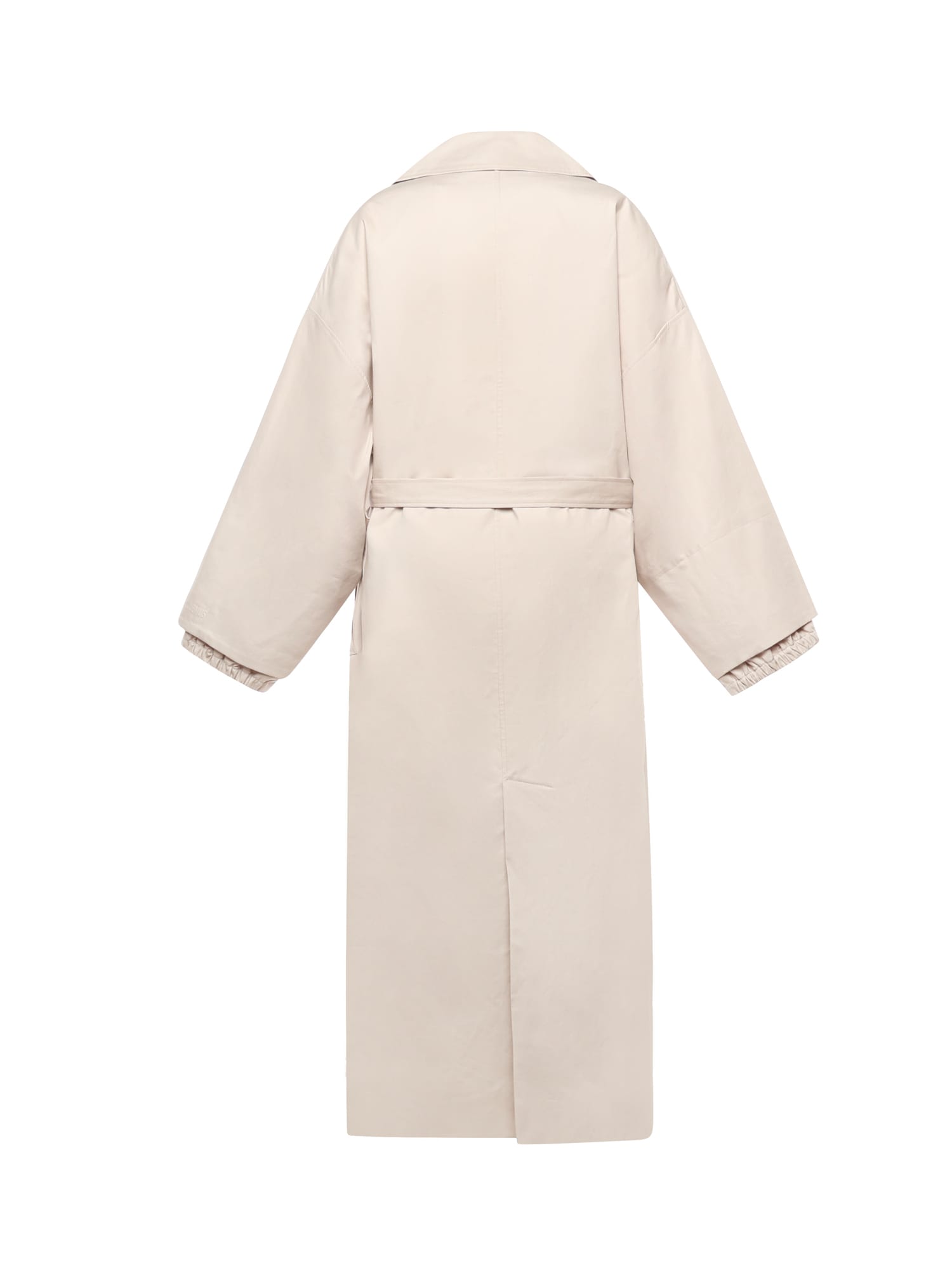 Jacquemus Le Trench Trapezi Cotton Gabardine Trench Coat In Brown