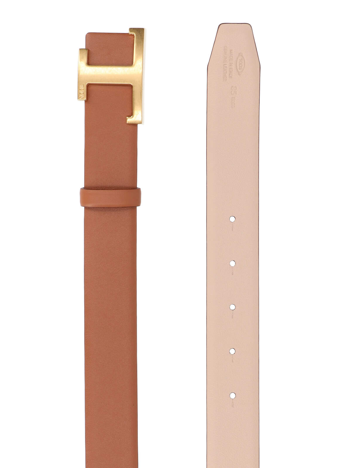 Tod's Women's Reversible Belt | Size 90 | Xcwtsb10100 In Brown