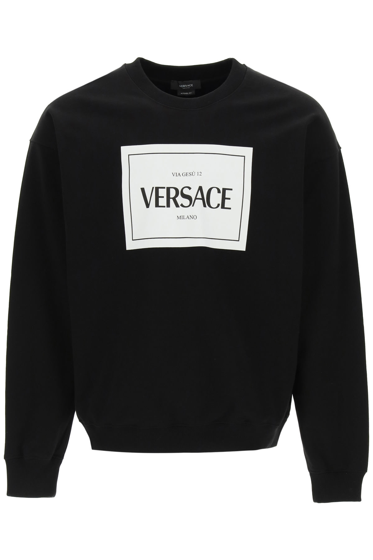 VERSACE LOGO PRINT SWEATSHIRT,A89400 A231242 A1008