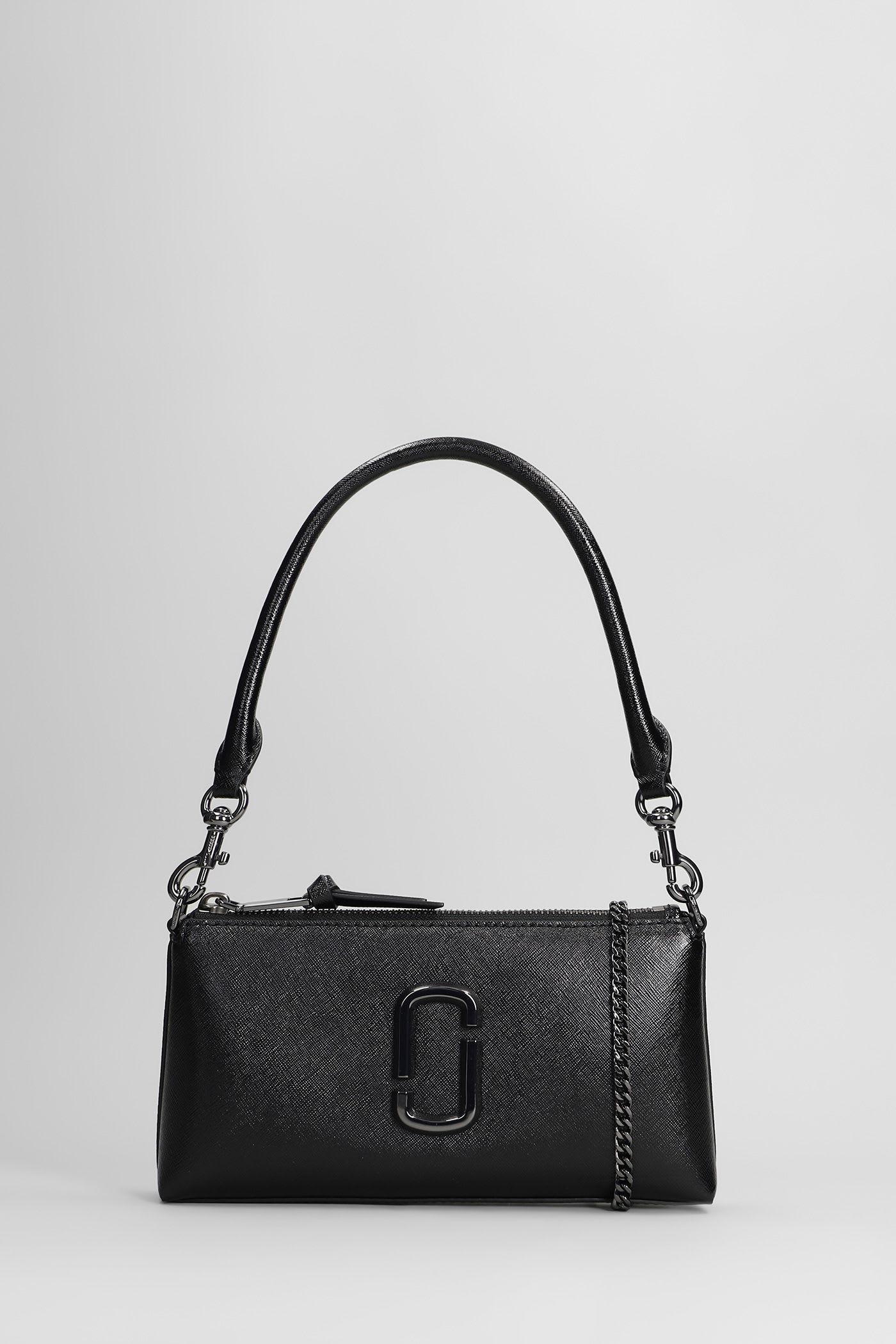 The Pochette Shoulder Bag In Black Leather