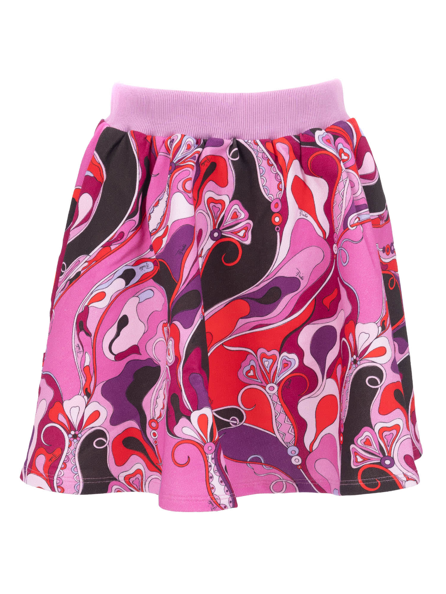 Pucci Patterned Skirt In Pink