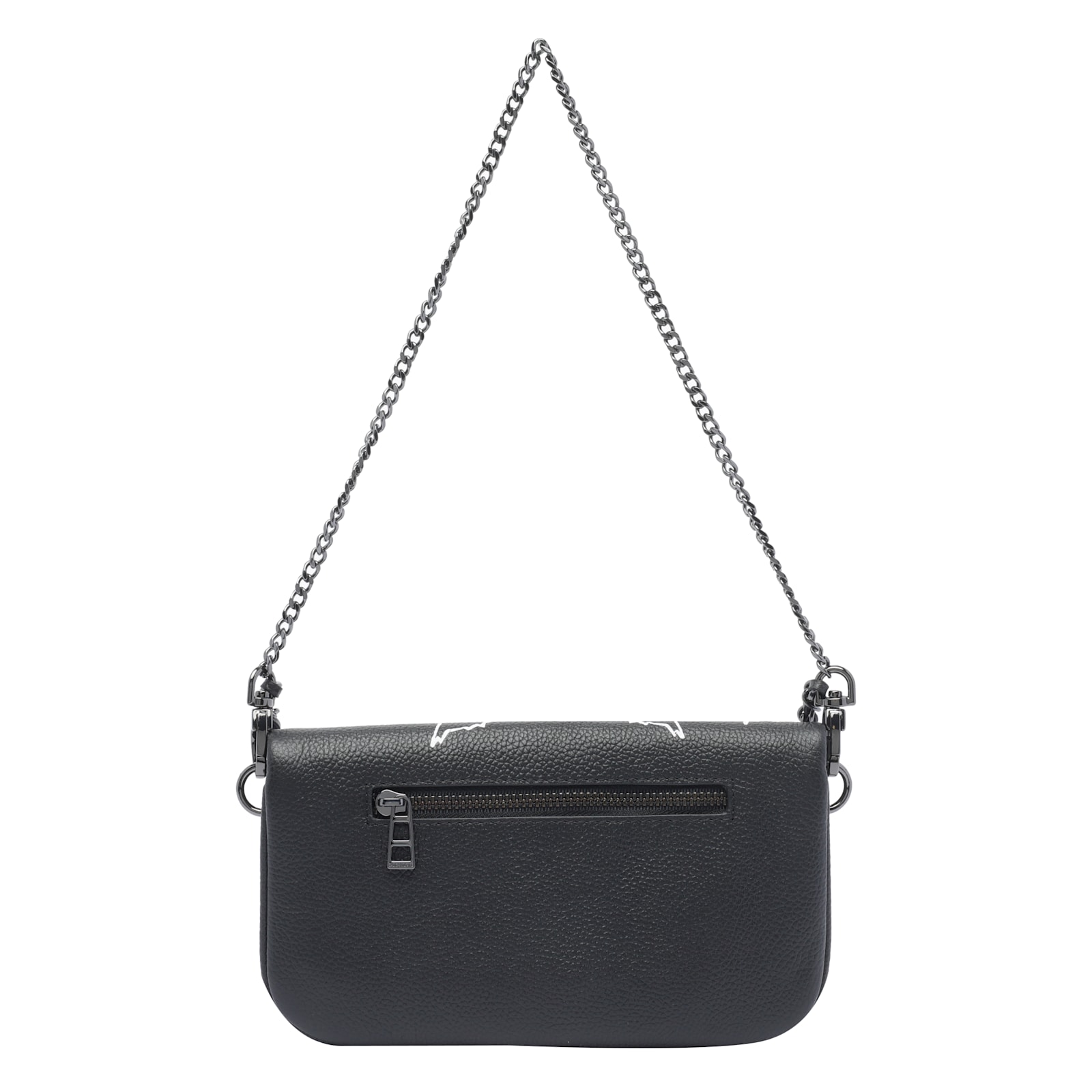 Zadig & Voltaire Nano Rock Punk Crossbody Bag In Black