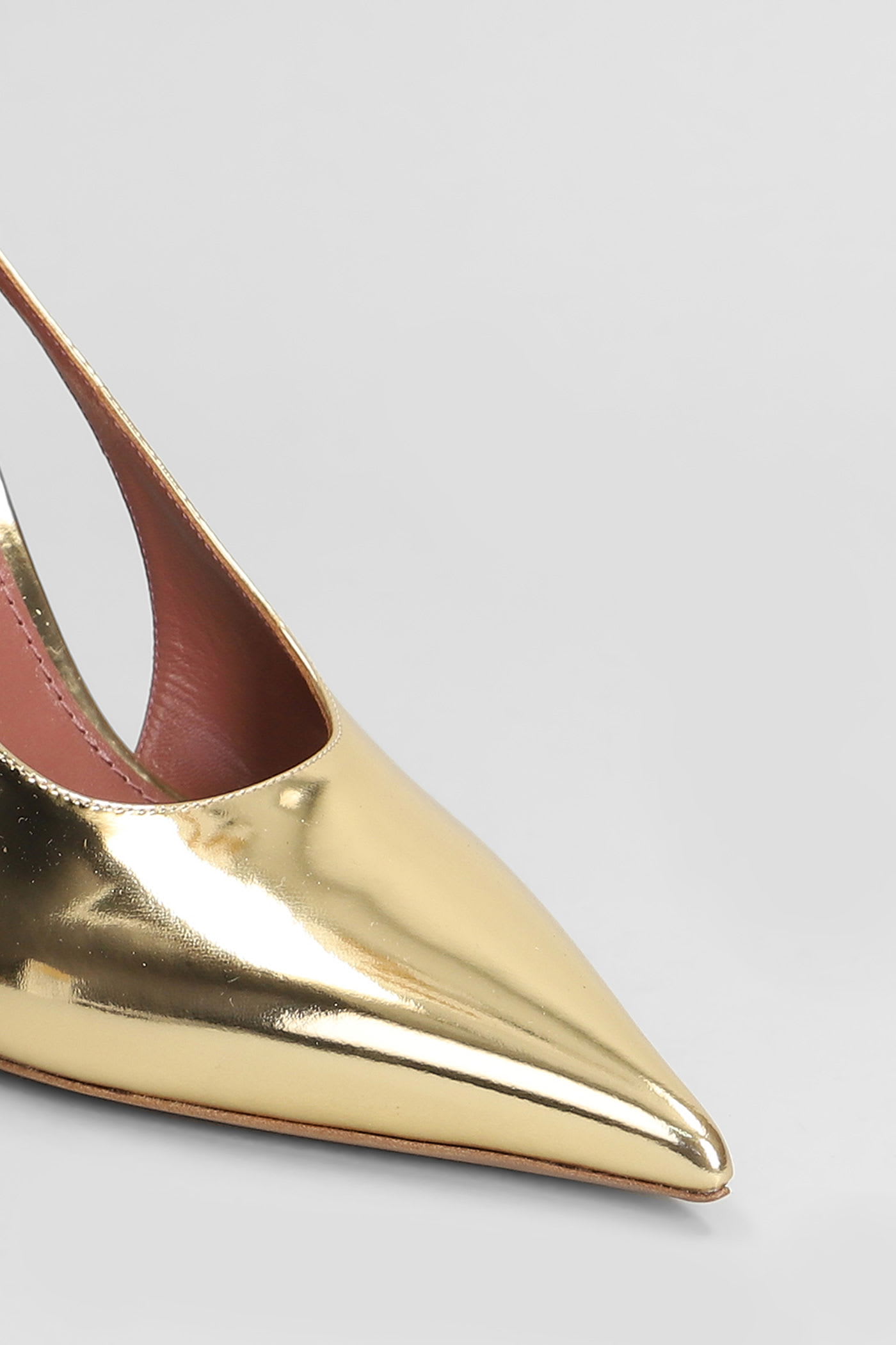 Paris Texas Jessica Slingback 95 Pumps In Gold Leather In Gold