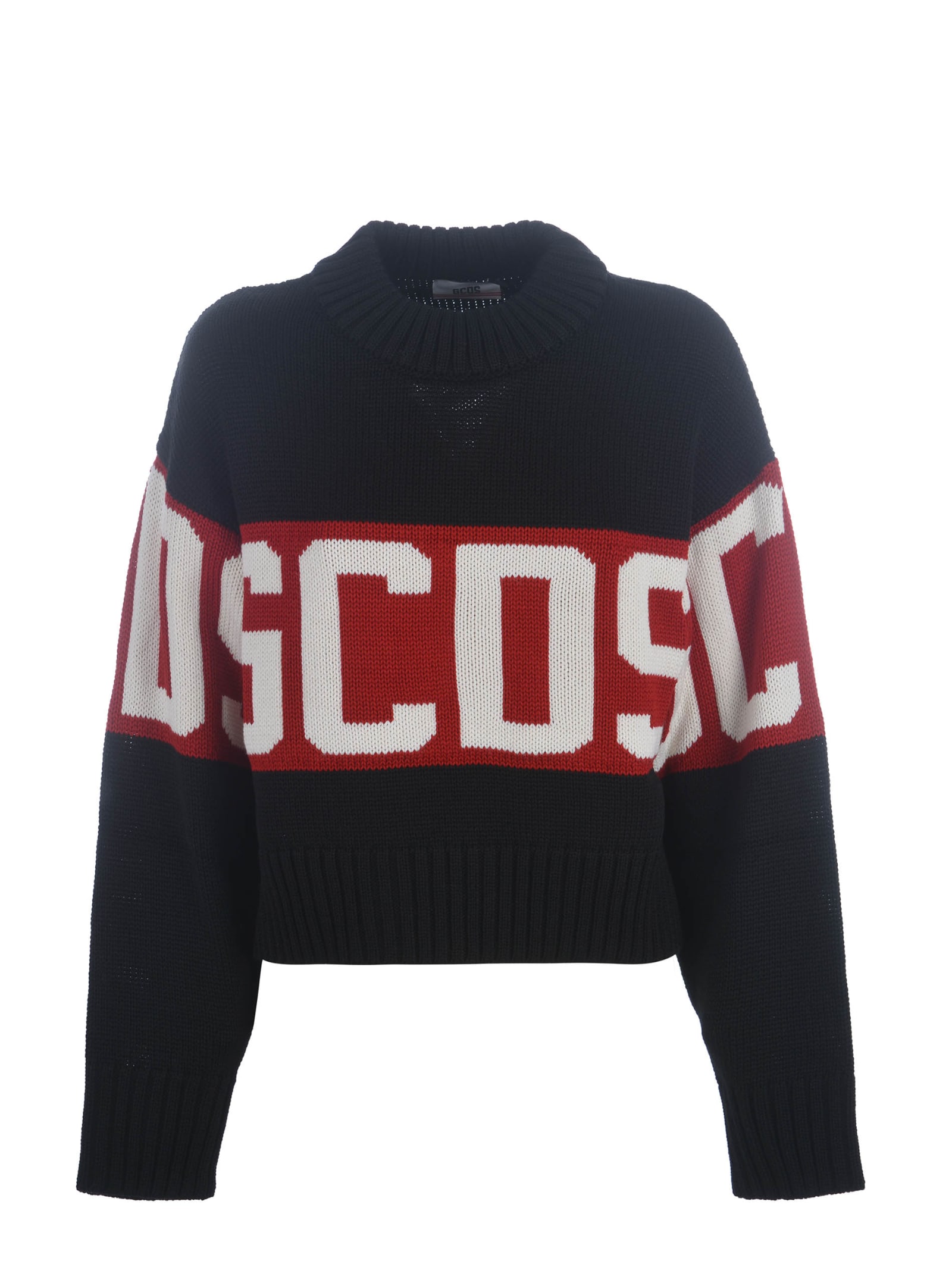 Sweater Gcds logo Band In Wool Blend