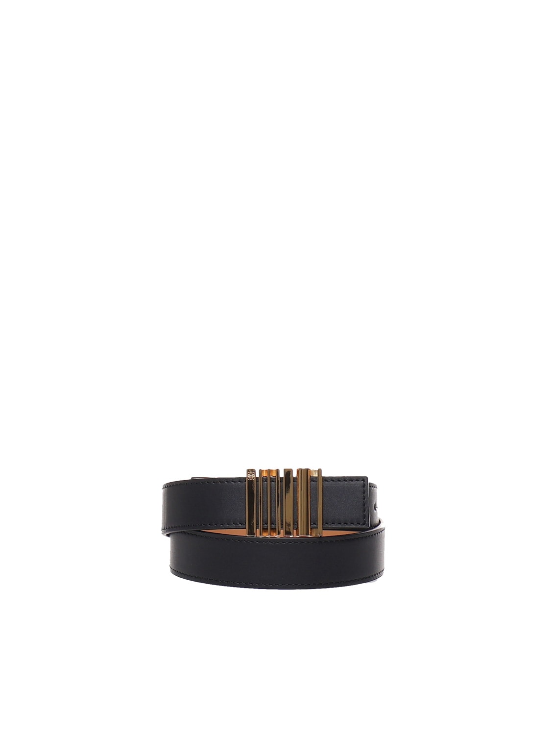 Loewe Graphic Belt In Classic Calf Leather