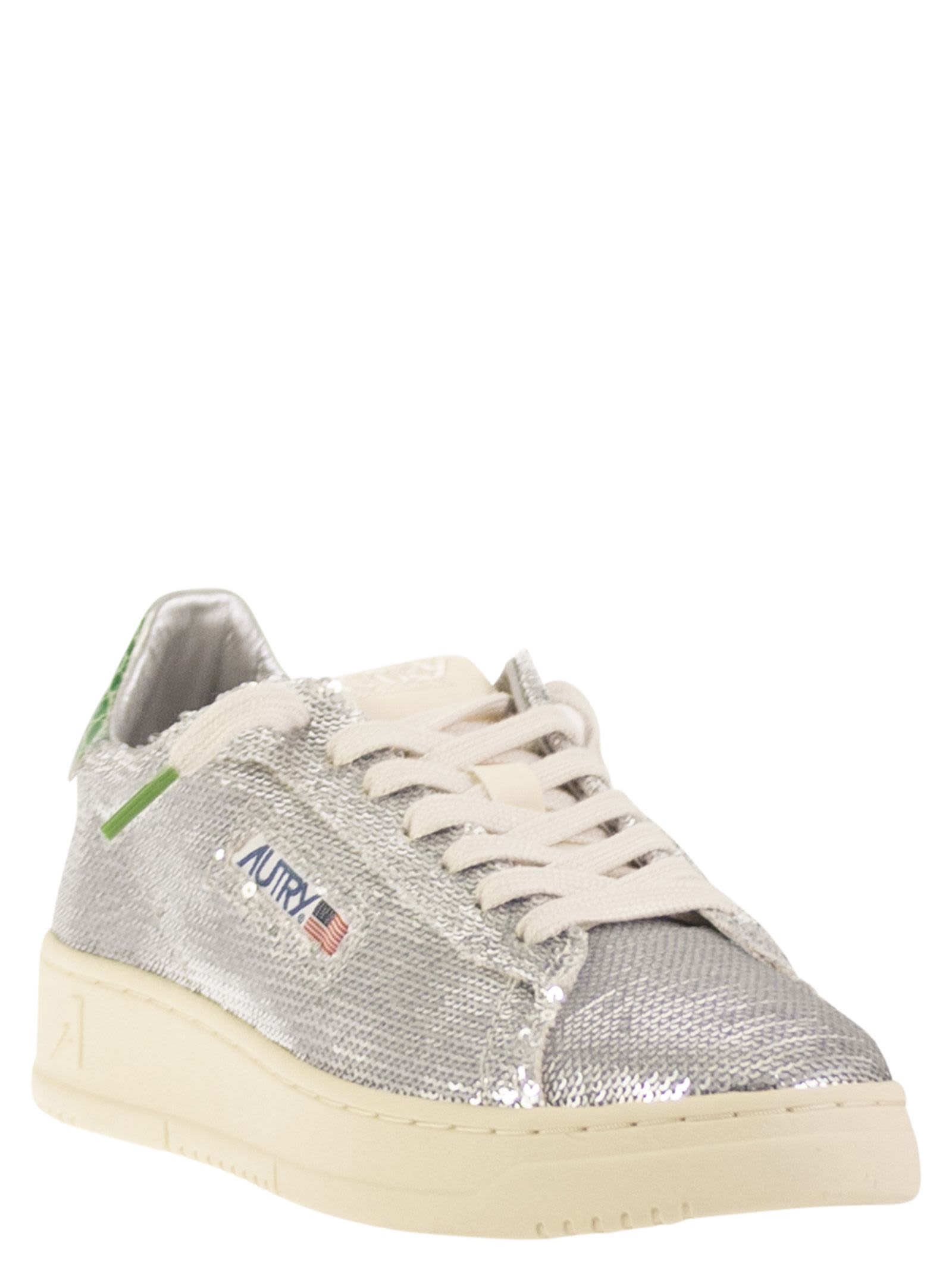 Autry Dallas - Sequinned Trainers In Multi