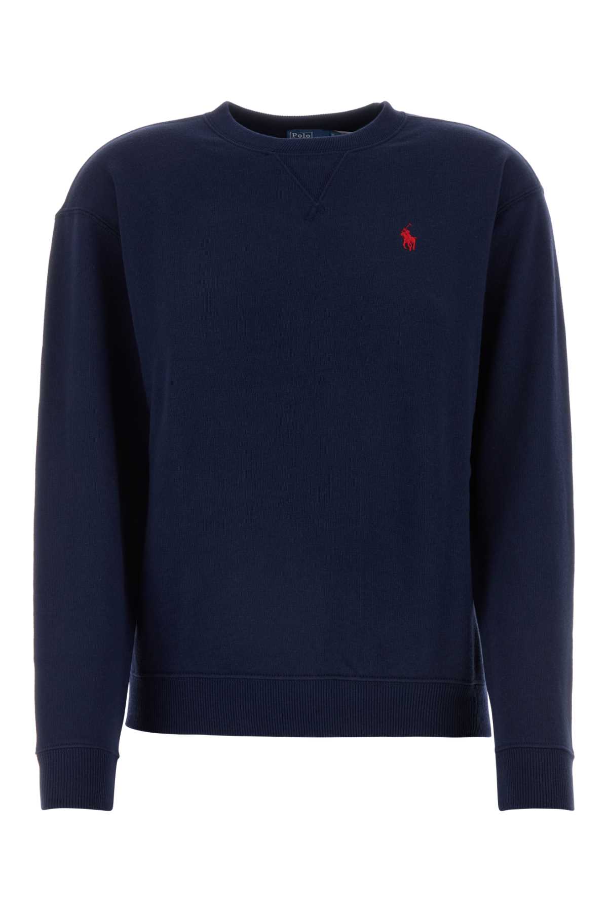 Navy Blue Cotton Sweatshirt