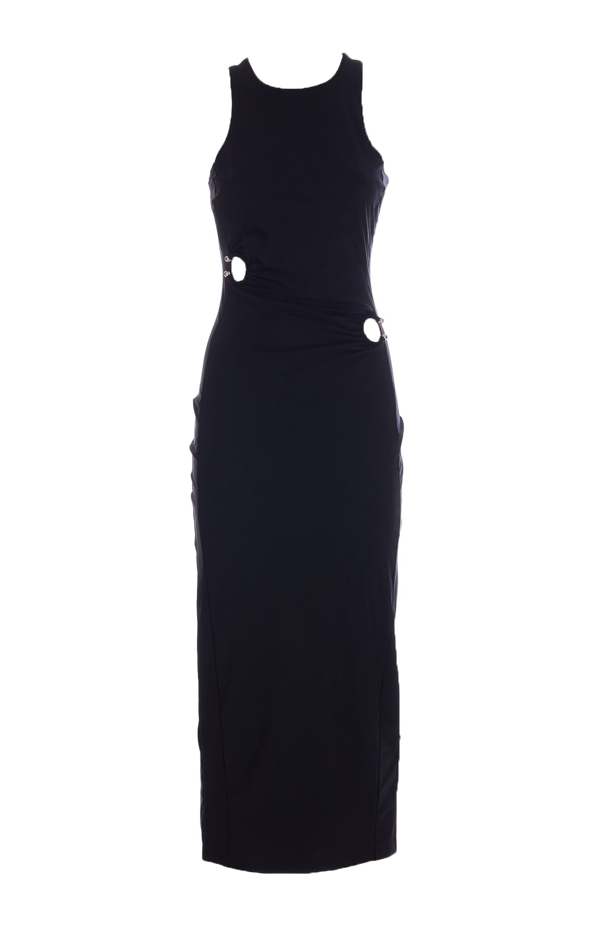 PATRIZIA PEPE MIDI DRESS WITH PIERCING 