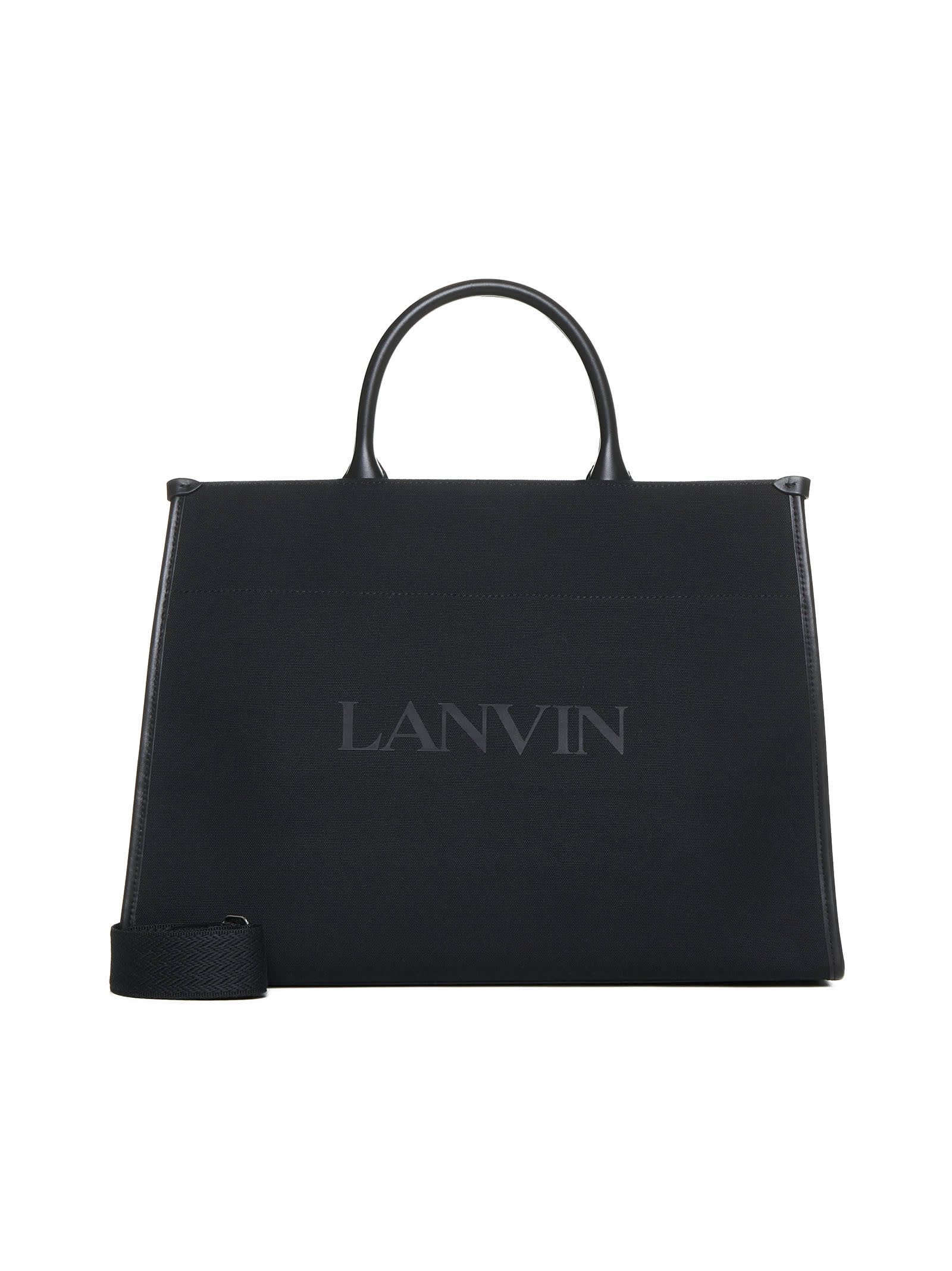 Shop Lanvin Bag In Black