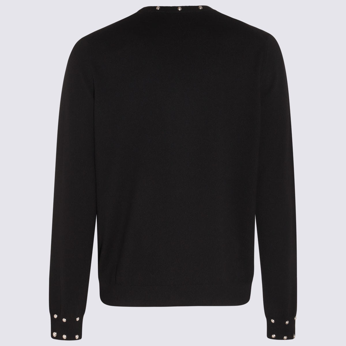Shop Versace Black Cashmere Blend Jumper