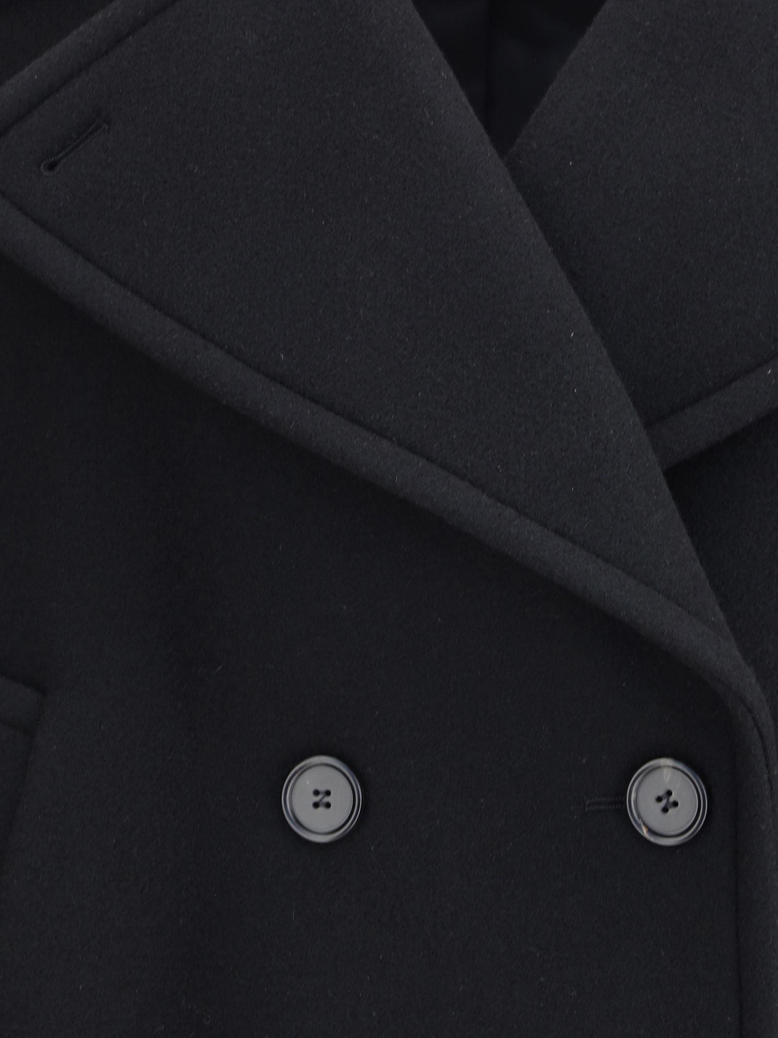 Chloé Women Double-breasted Jacket With Peaked Lapels In Black